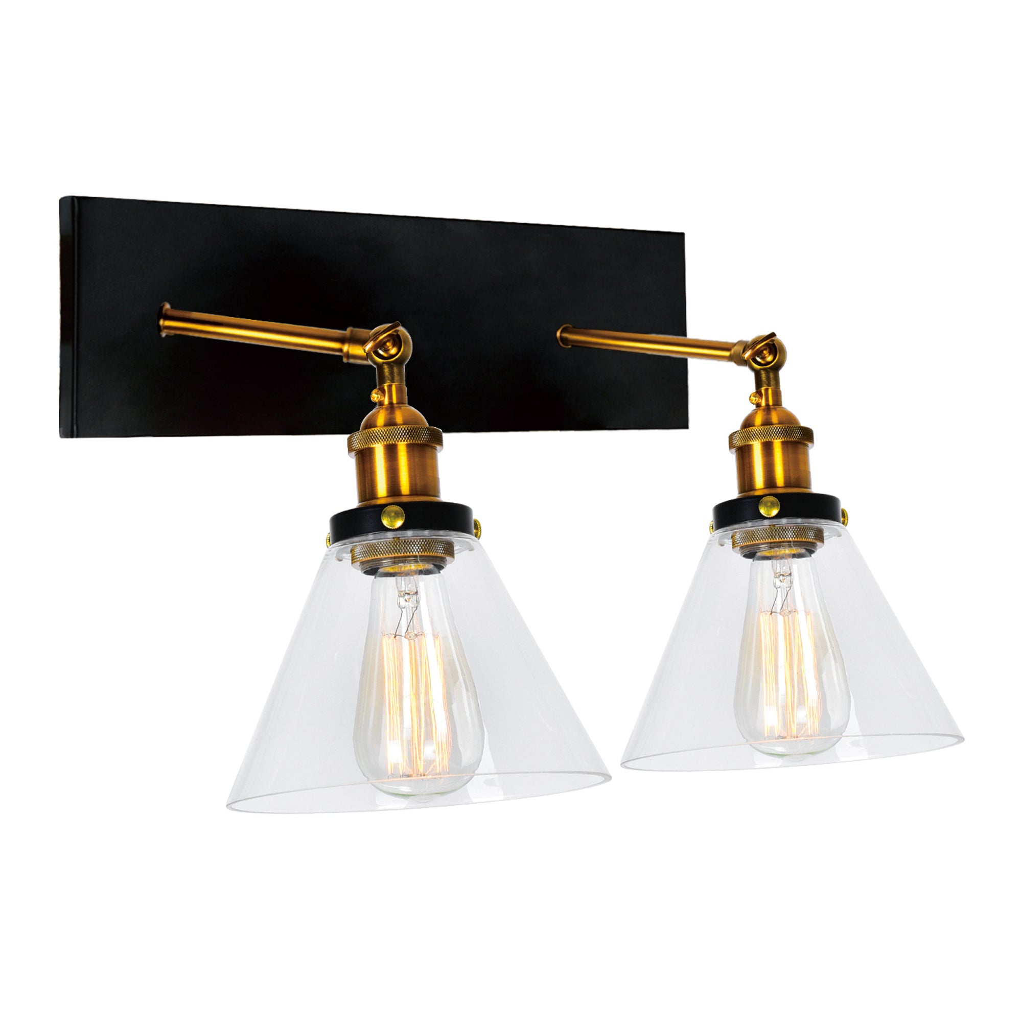 Luminaires de vanité Noir - Eustis | 9735W15-2-101