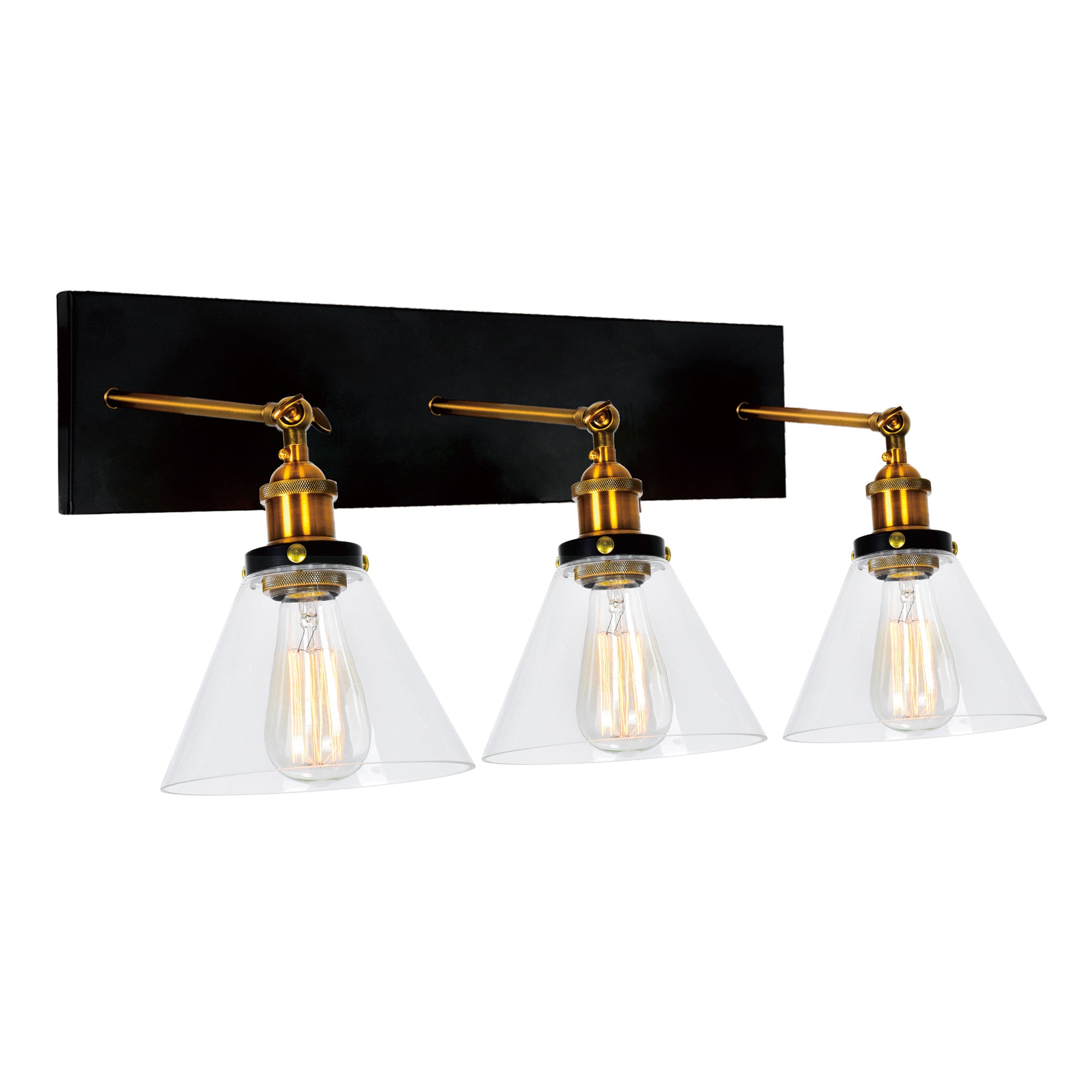 Luminaires de vanité Noir - Eustis | 9735W24-3-101