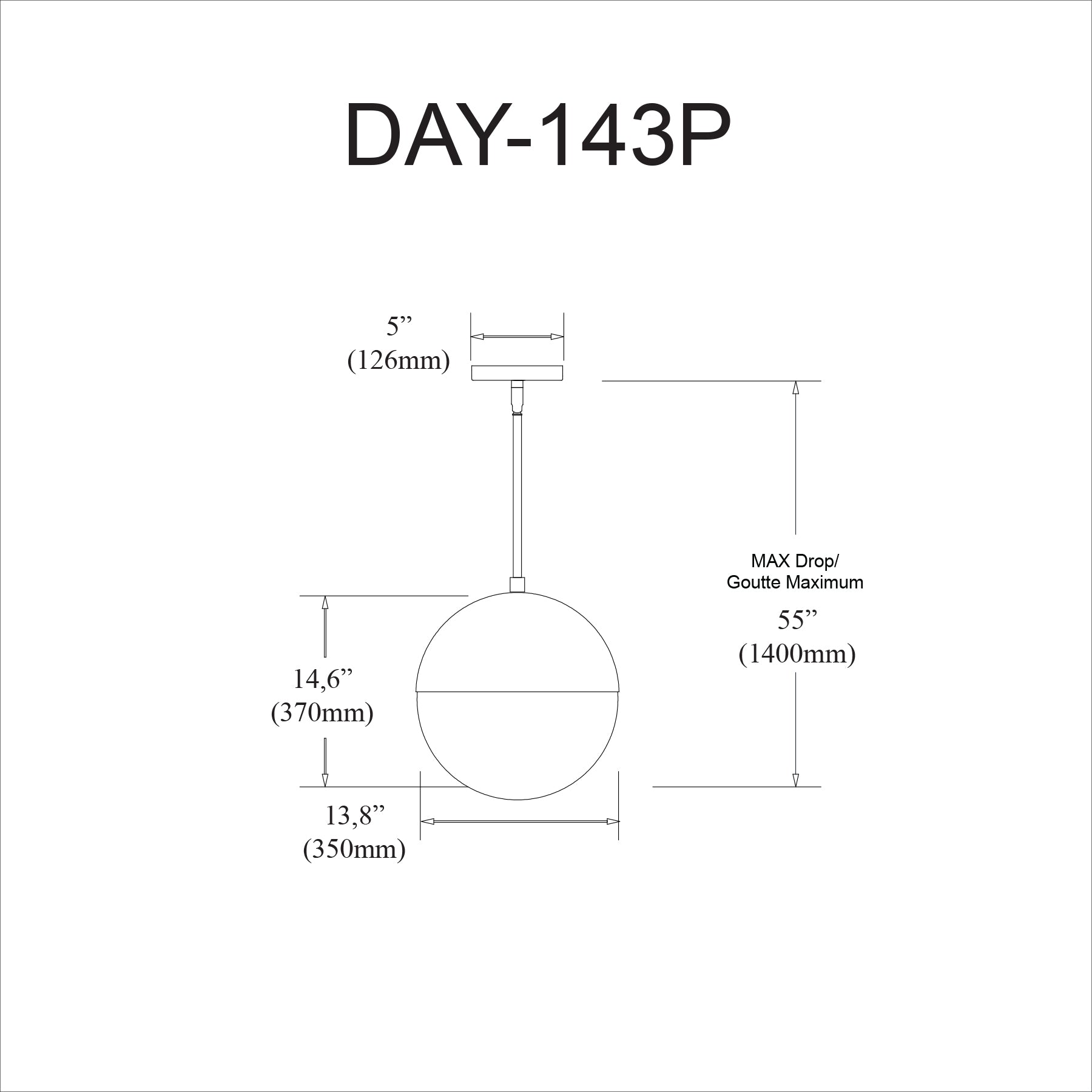 Luminaire suspendu Laiton antique | DAYANA