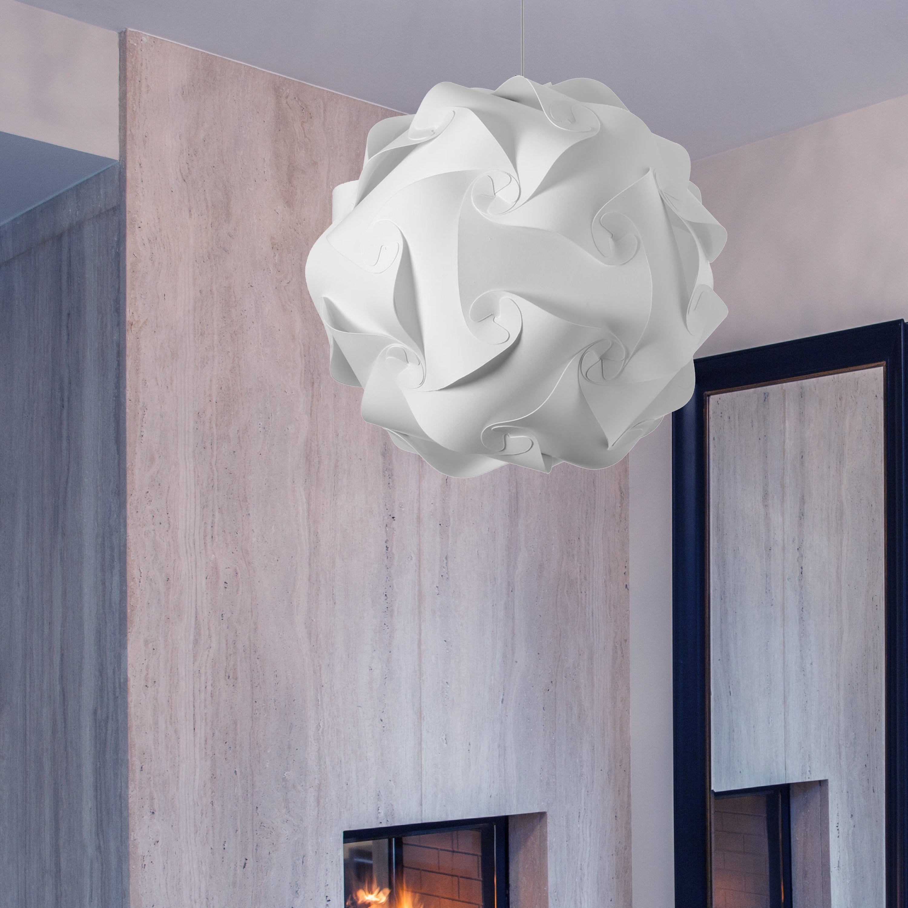 Luminaire suspendu Blanc | GLOBUS