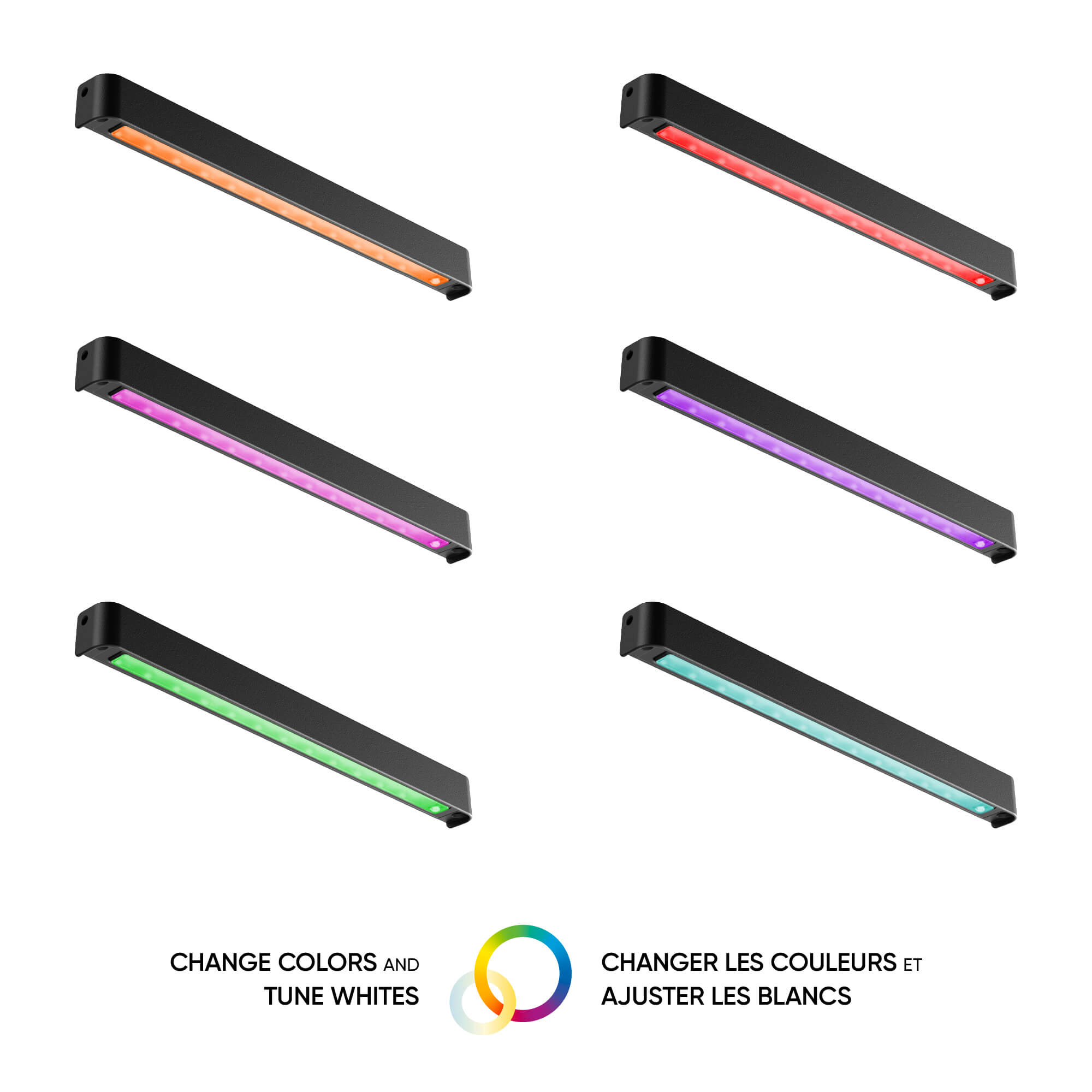 CONTOUR Murale Noir DEL INTÉGRÉ - DCP-LHS12-BK | DALS