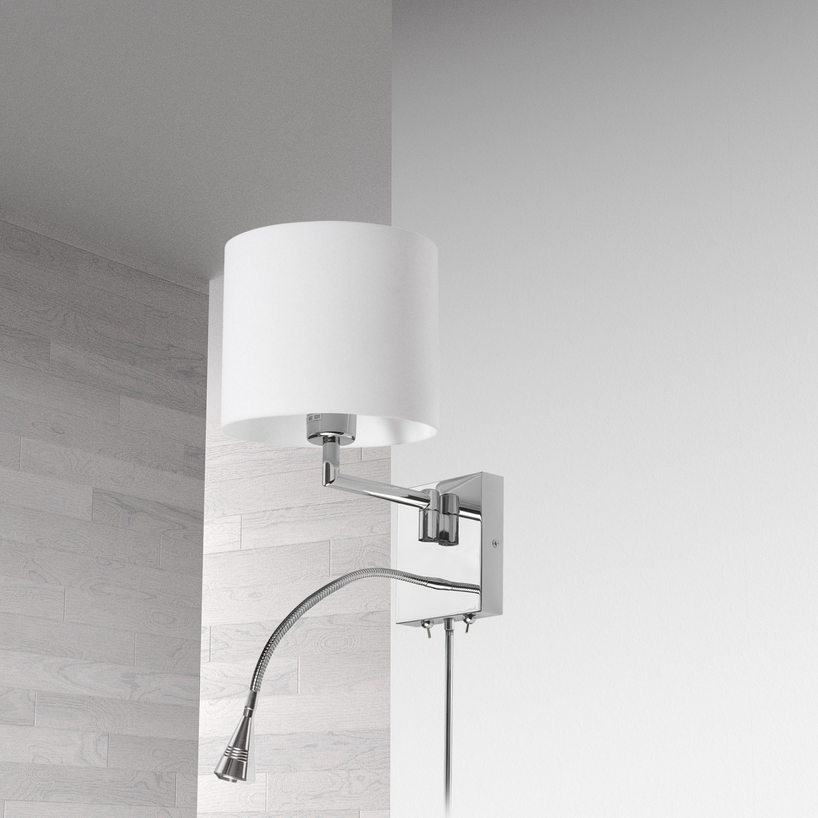 Applique murale Chrome | DLED426A — 8 po