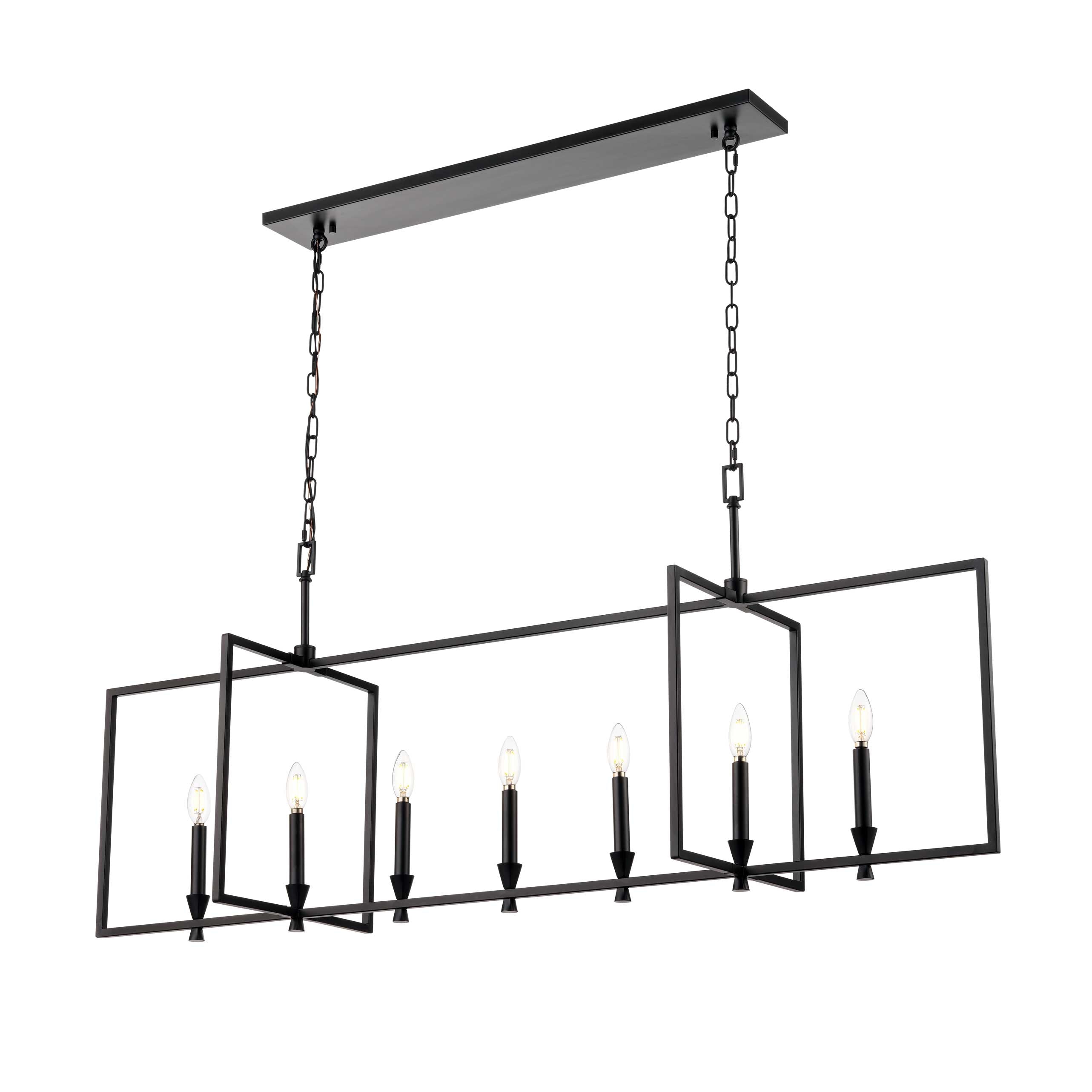 CARRISBROOKE Luminaire suspendu Noir - DVP37104EB | DVI