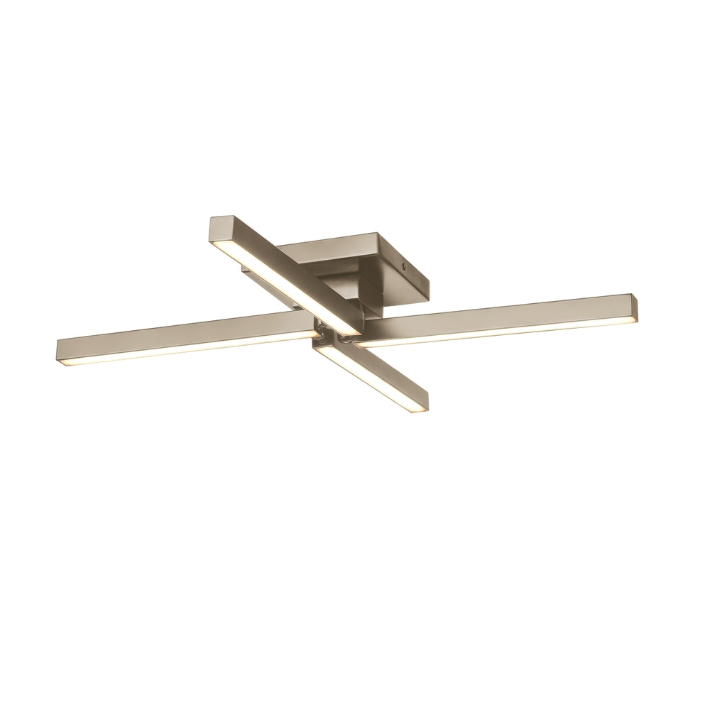 MAUD Semi-Flush mount Nickel INTEGRATED LED - DVP44813BN | DVI