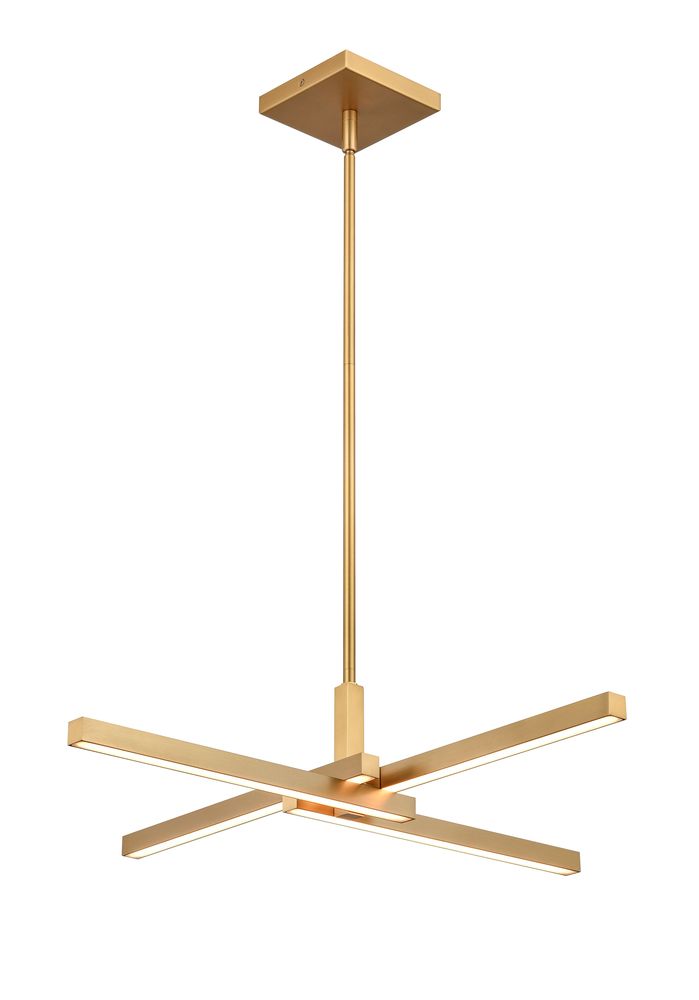 MAUD AC LED pendant Gold INTEGRATED LED - DVP44824BR | DVI