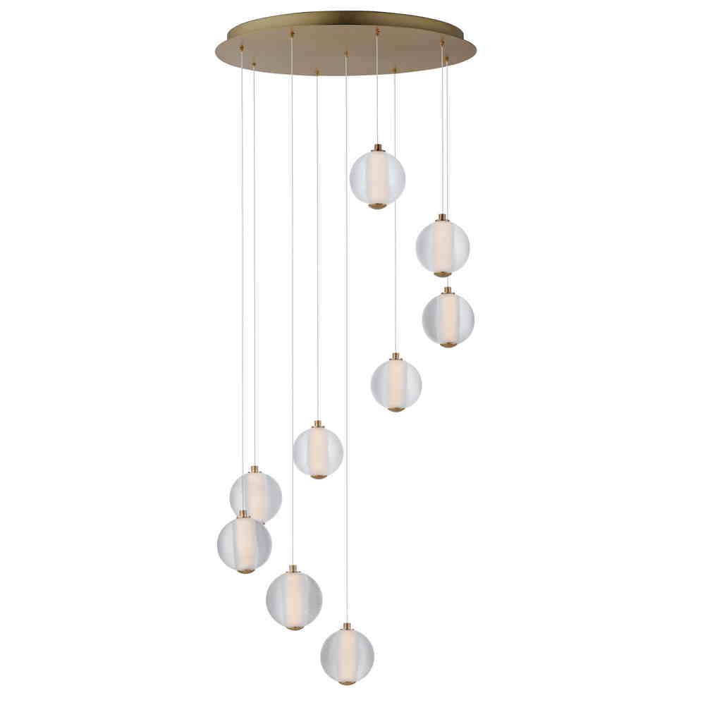 RHYTHM Suspension Or DEL INTÉGRÉ - E24646-144GLD | MAXIM/ET2