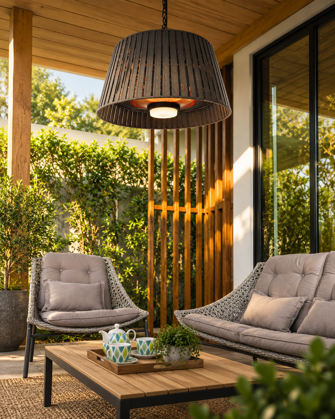 Chauffe-terrasse suspendu | Vellura
