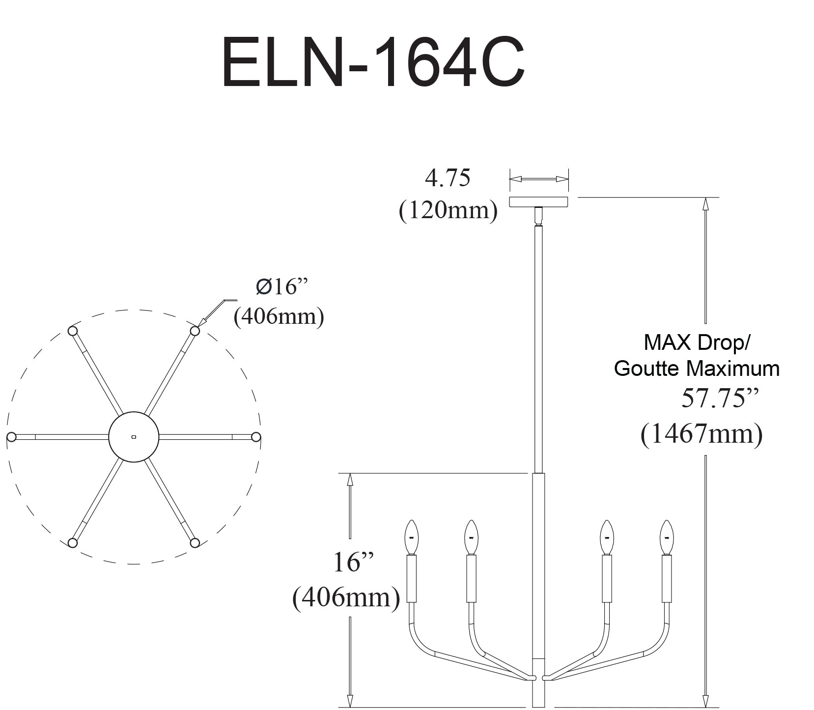 Luminaire suspendu Laiton vieilli | ELEANOR