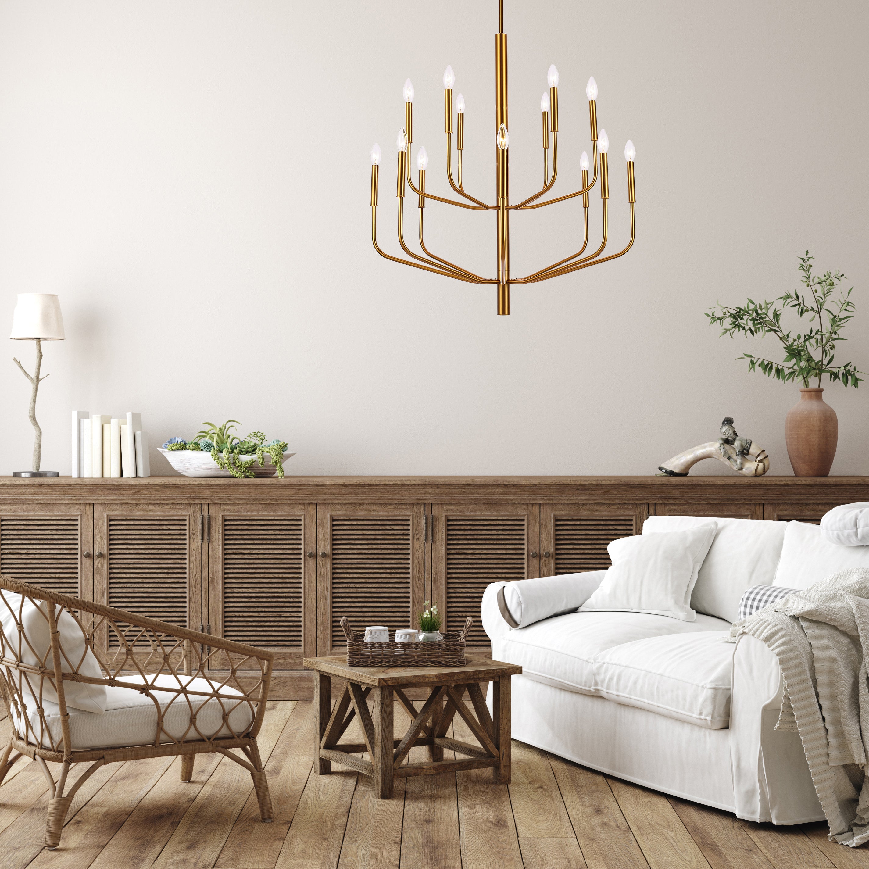 Luminaire suspendu Laiton vieilli | ELEANOR