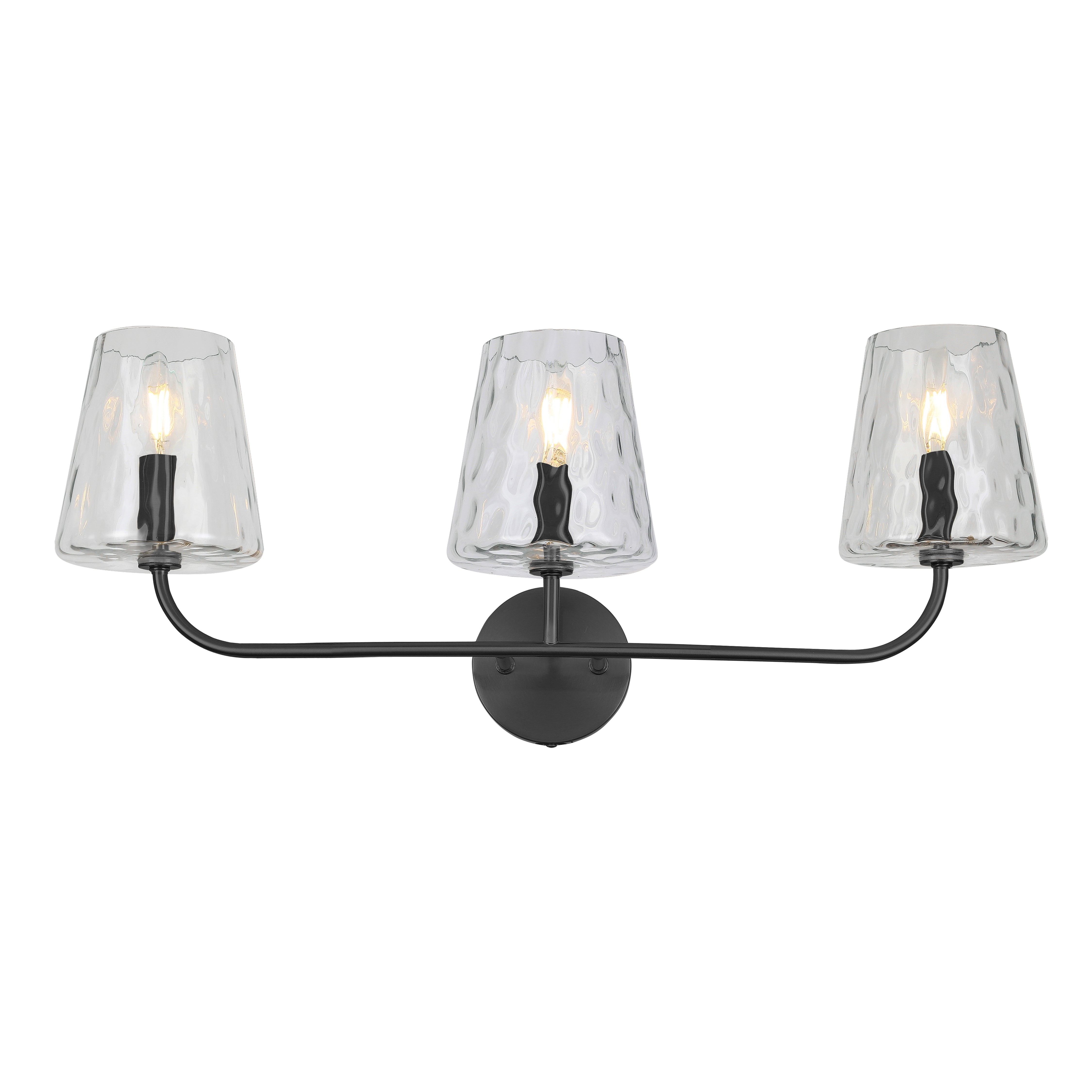 ELEANOR Bathroom wall sconce Black - ELN-213W-MB-CLR | DAINOLITE