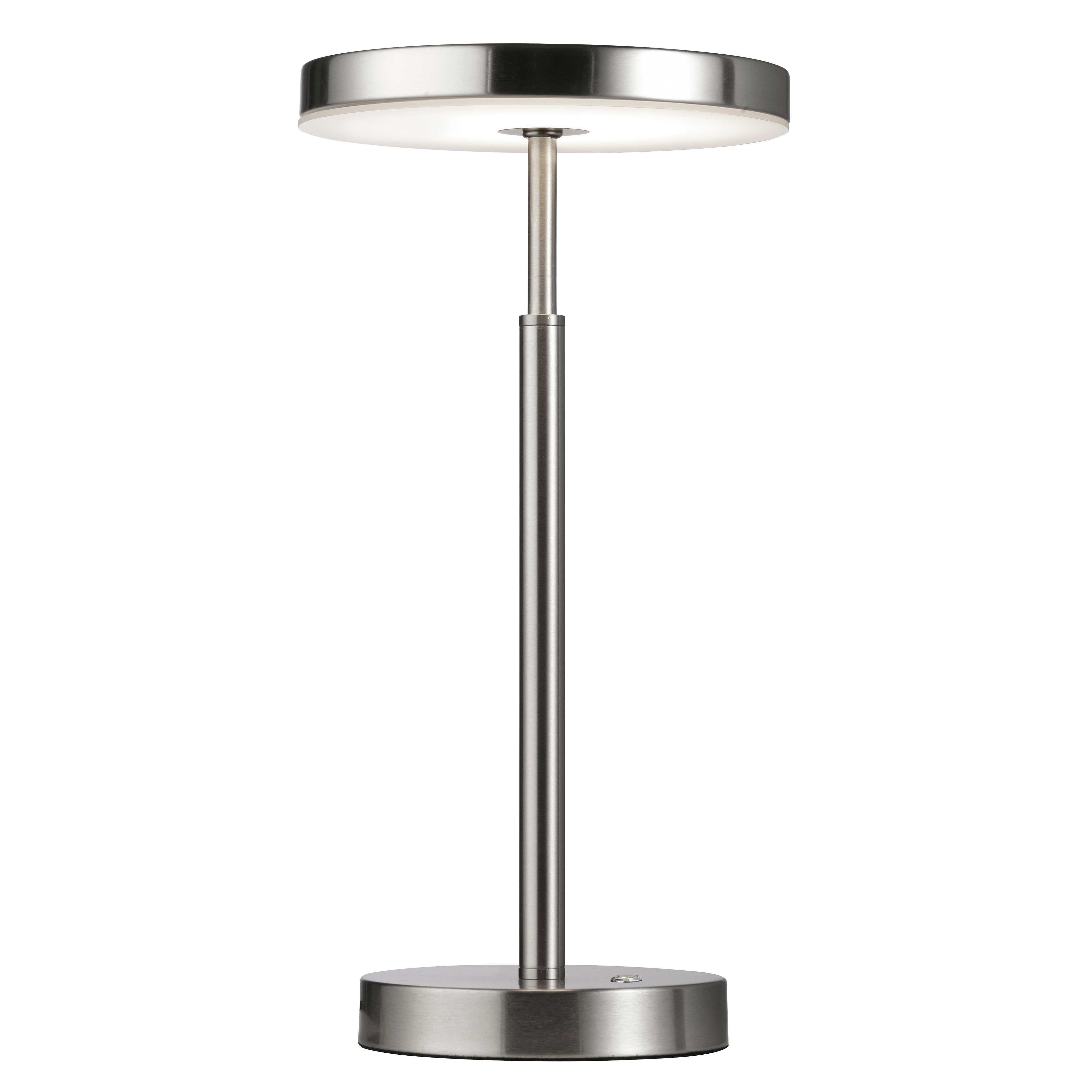 FRANCINE Lampe sur table Nickel DEL INTÉGRÉ - FCE-1510LEDT-SN | DAINOLITE