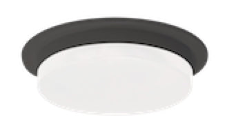 STOCKTON Flush mount Black INTEGRATED LED - FM42706-BK | KUZCO