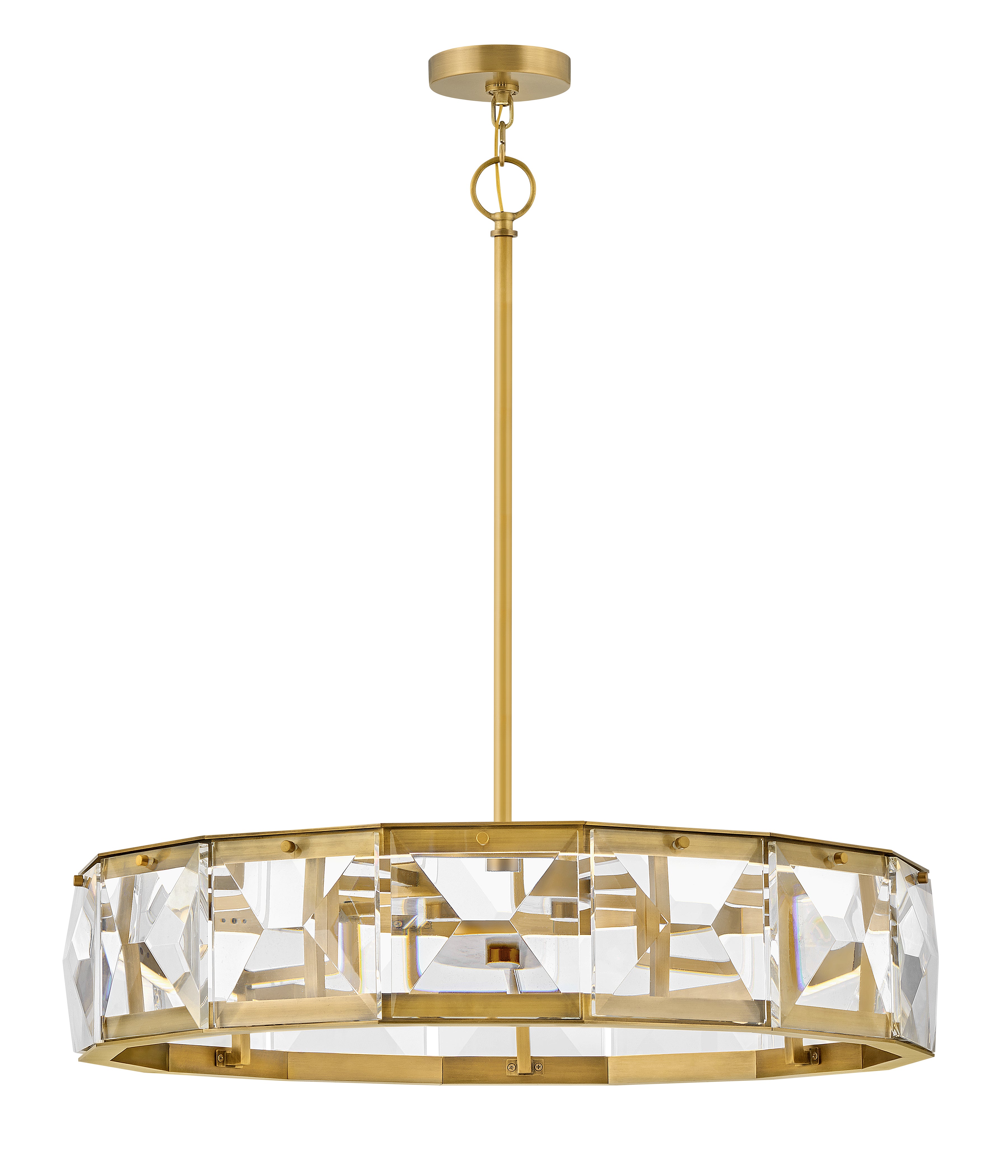 Moyen LED lustre tambourr