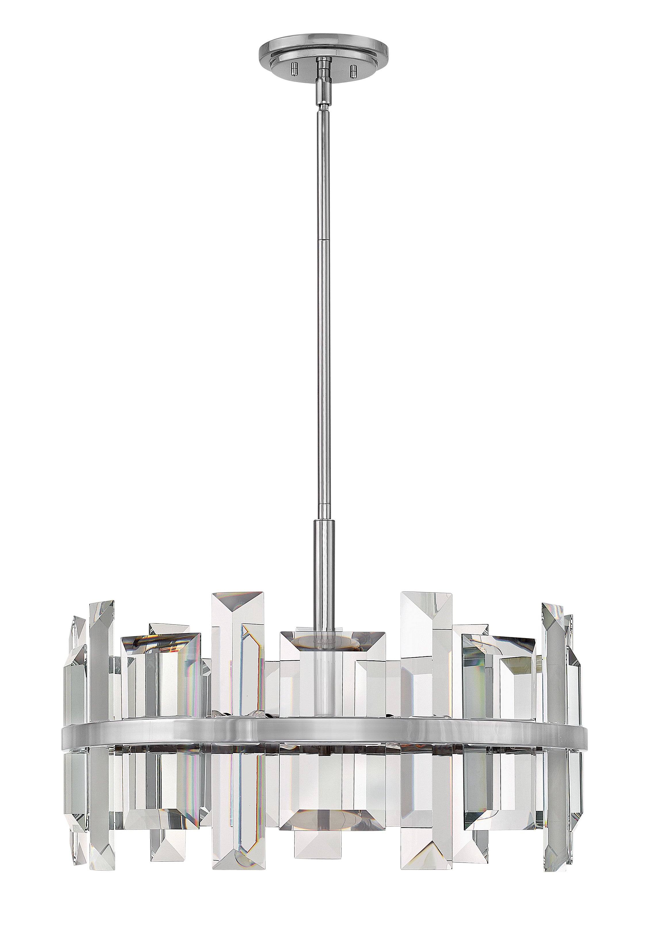 Moyen lustre tambour convertibler
