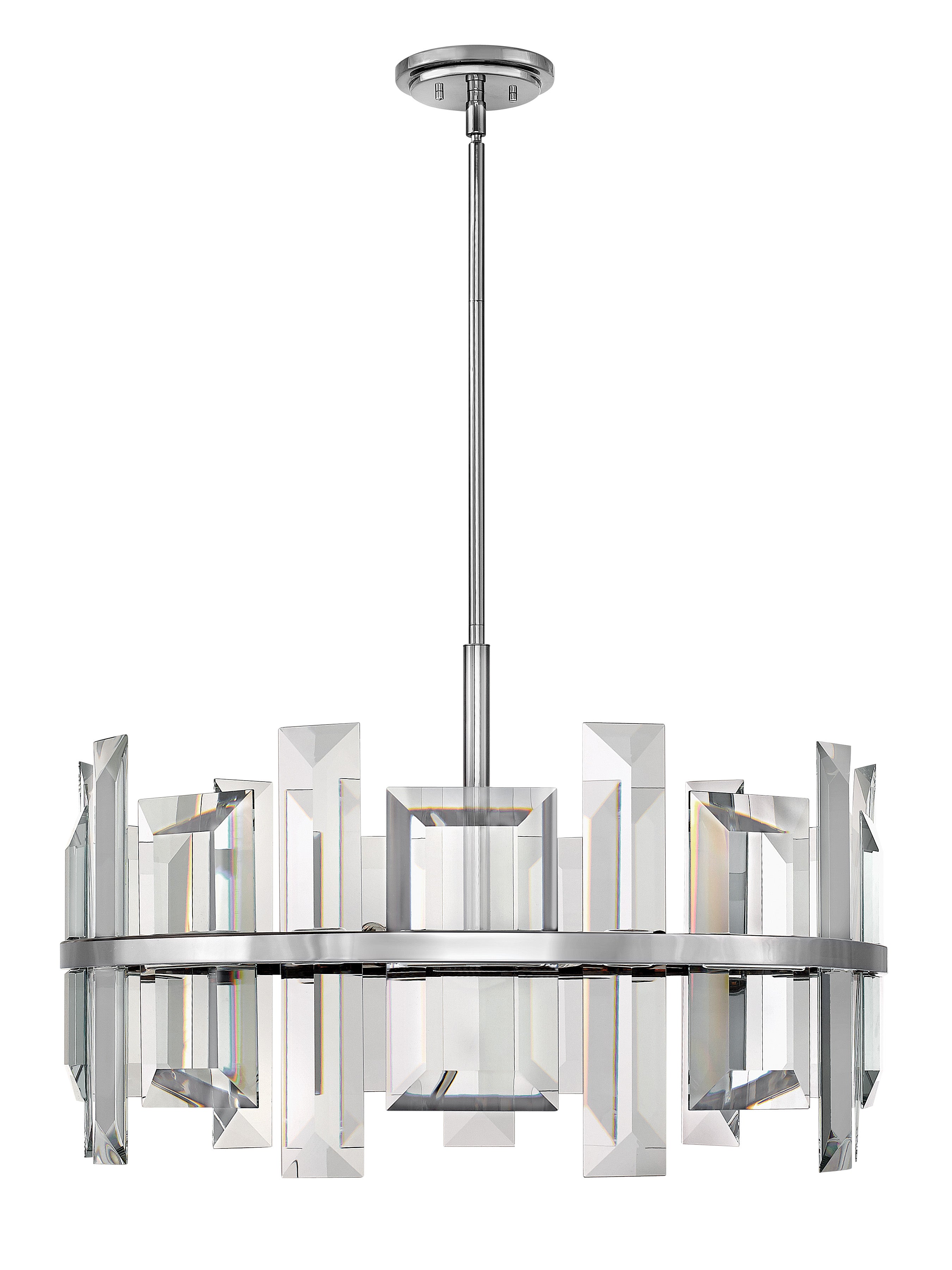 Moyen lustre tambour convertibler