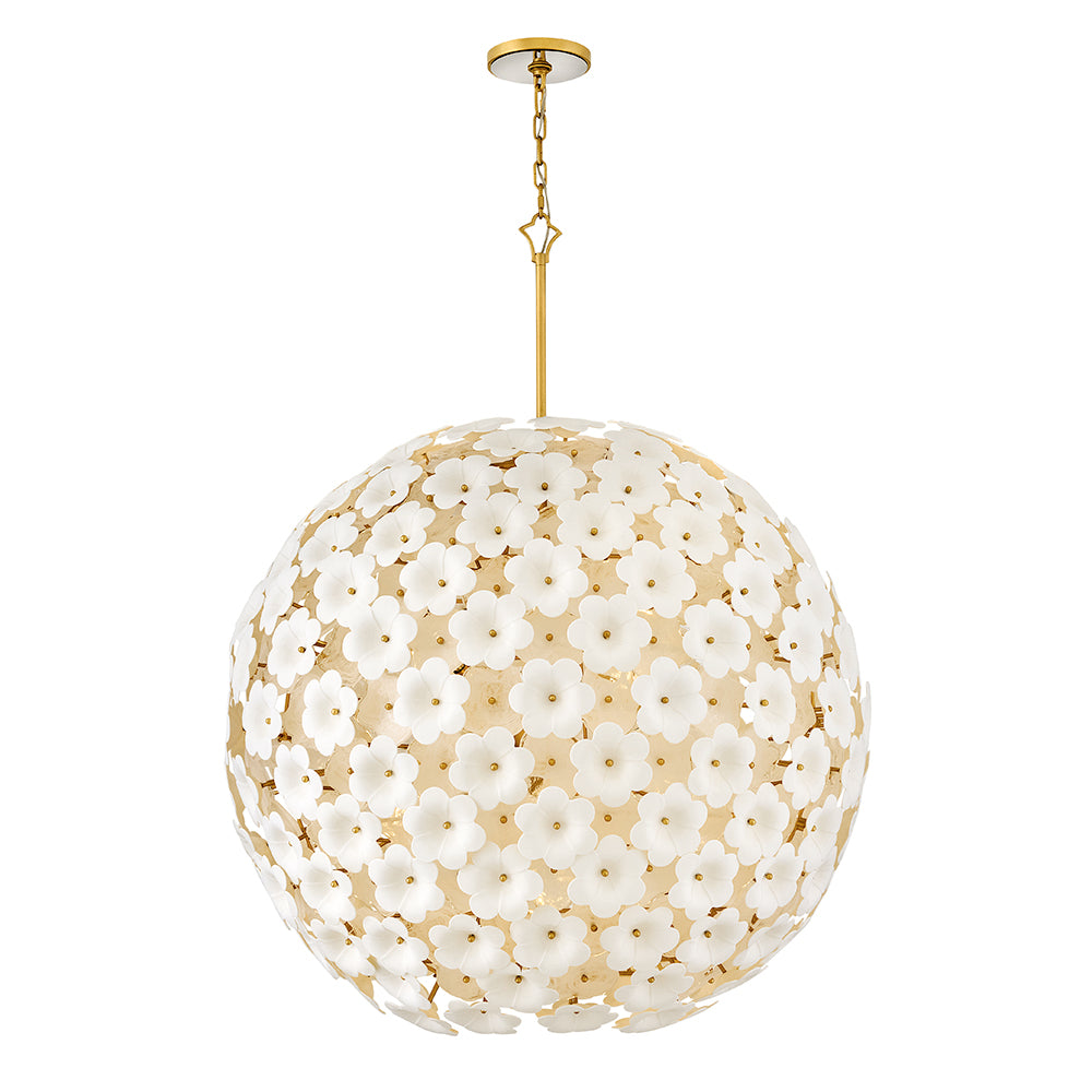 Grand lustre globe