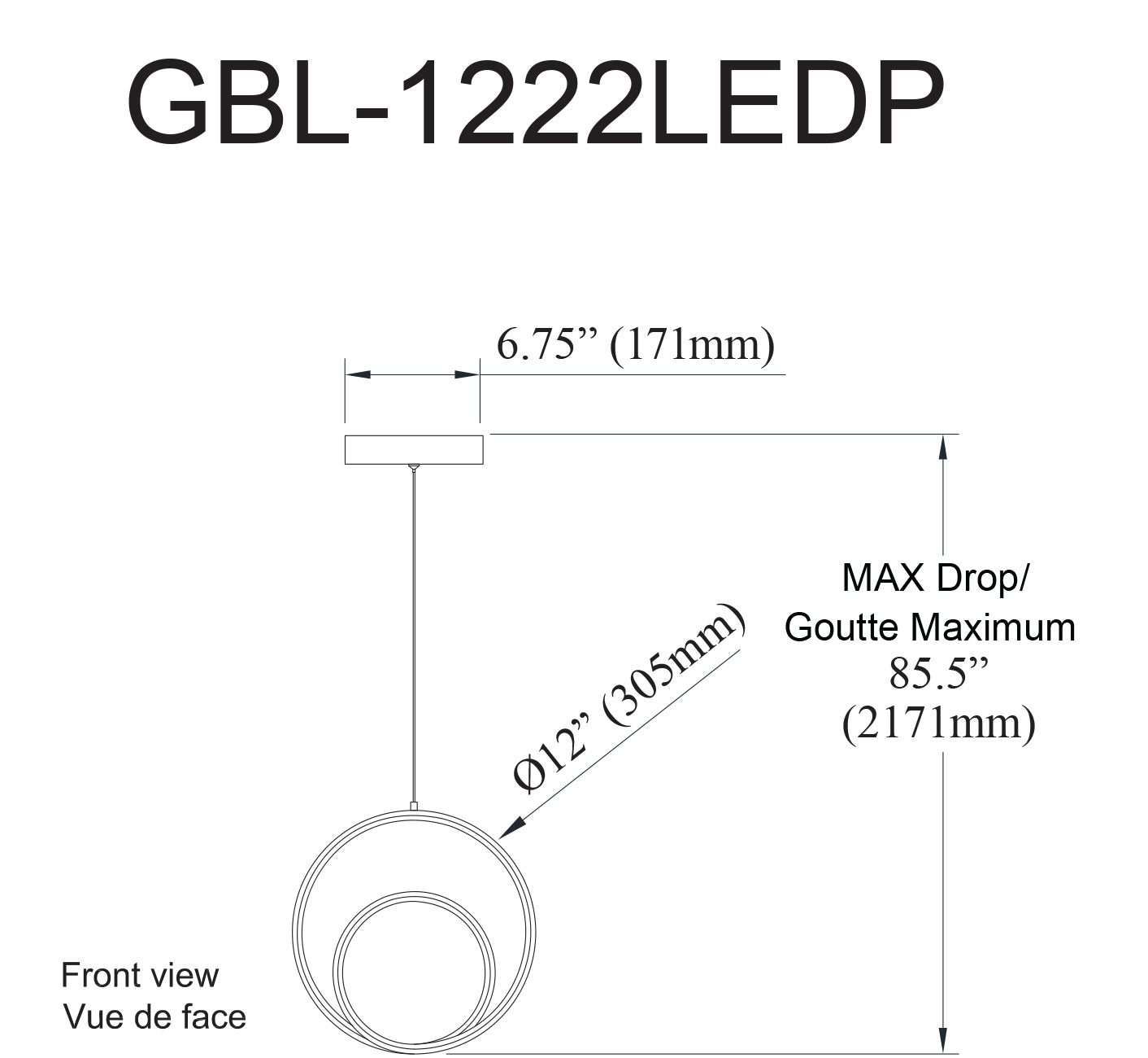 Luminaire suspendu | GABRIEL