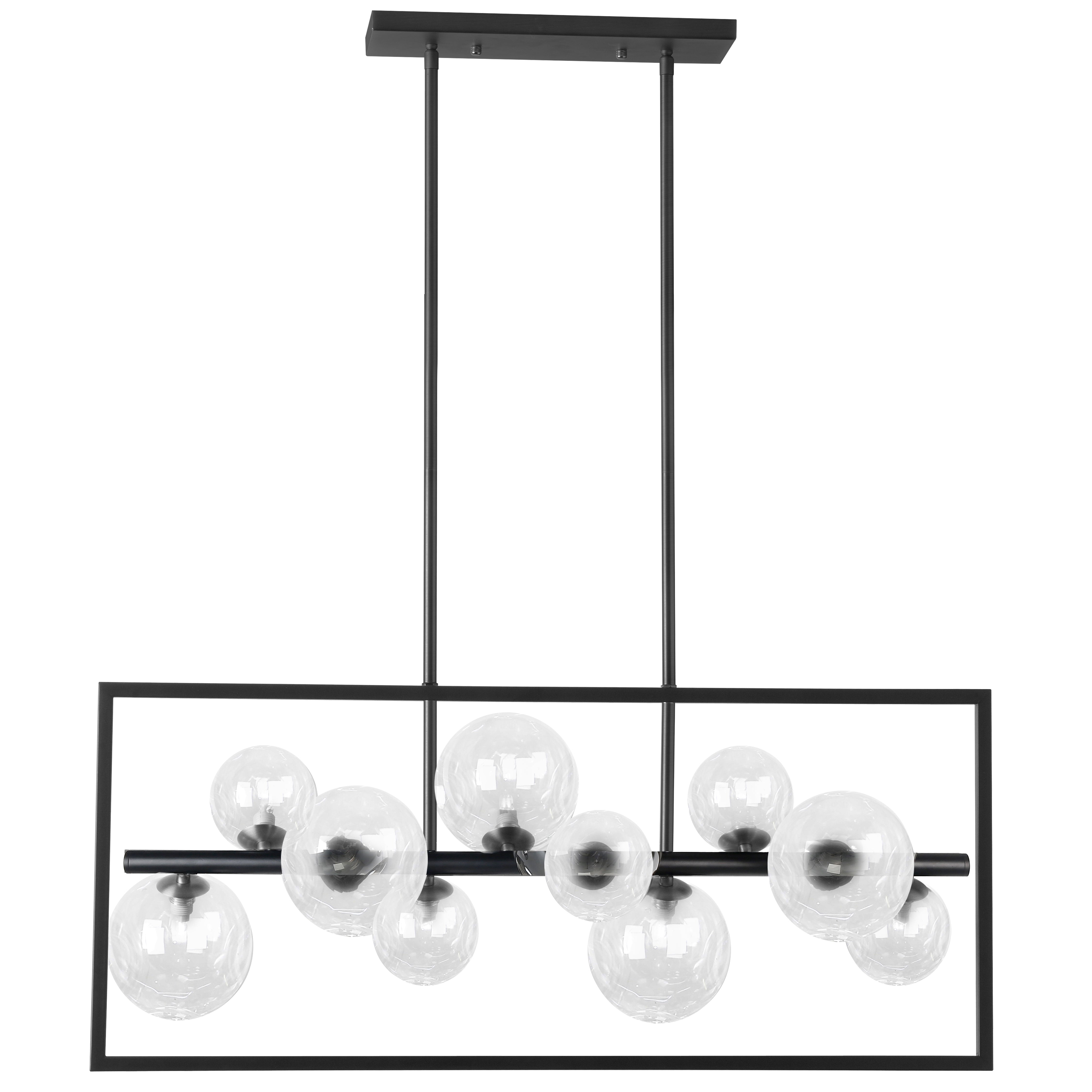 GLASGOW Suspension Noir - GLA-3310HP-MB-CLR | DAINOLITE