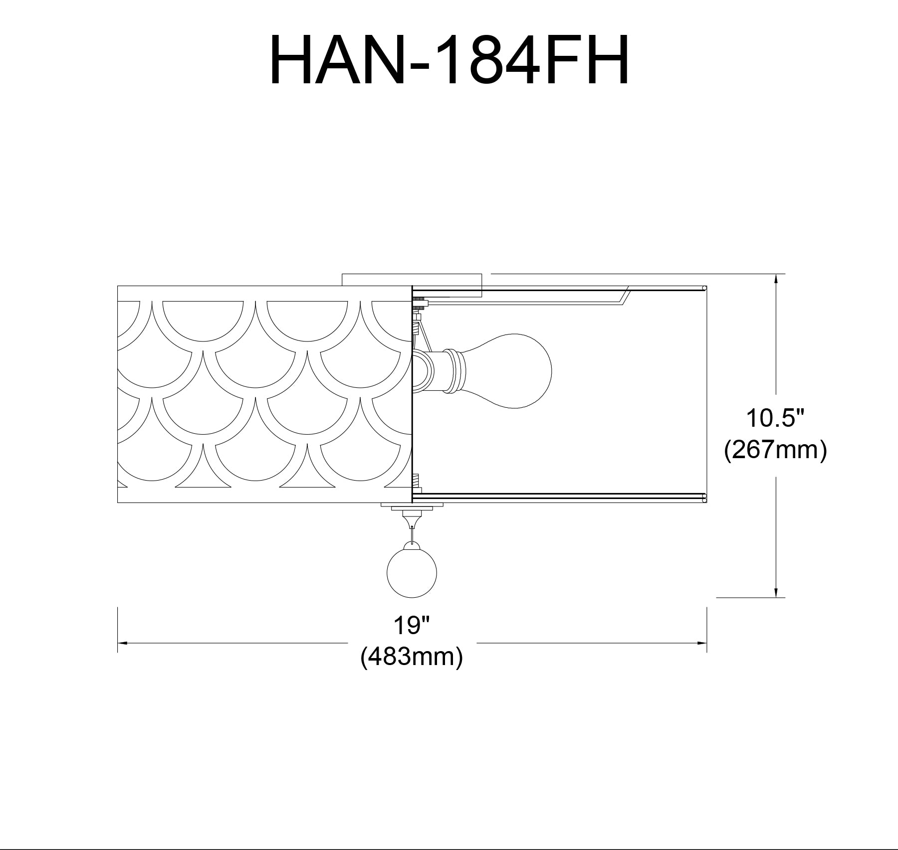 Plafonnier Or | HANNAH