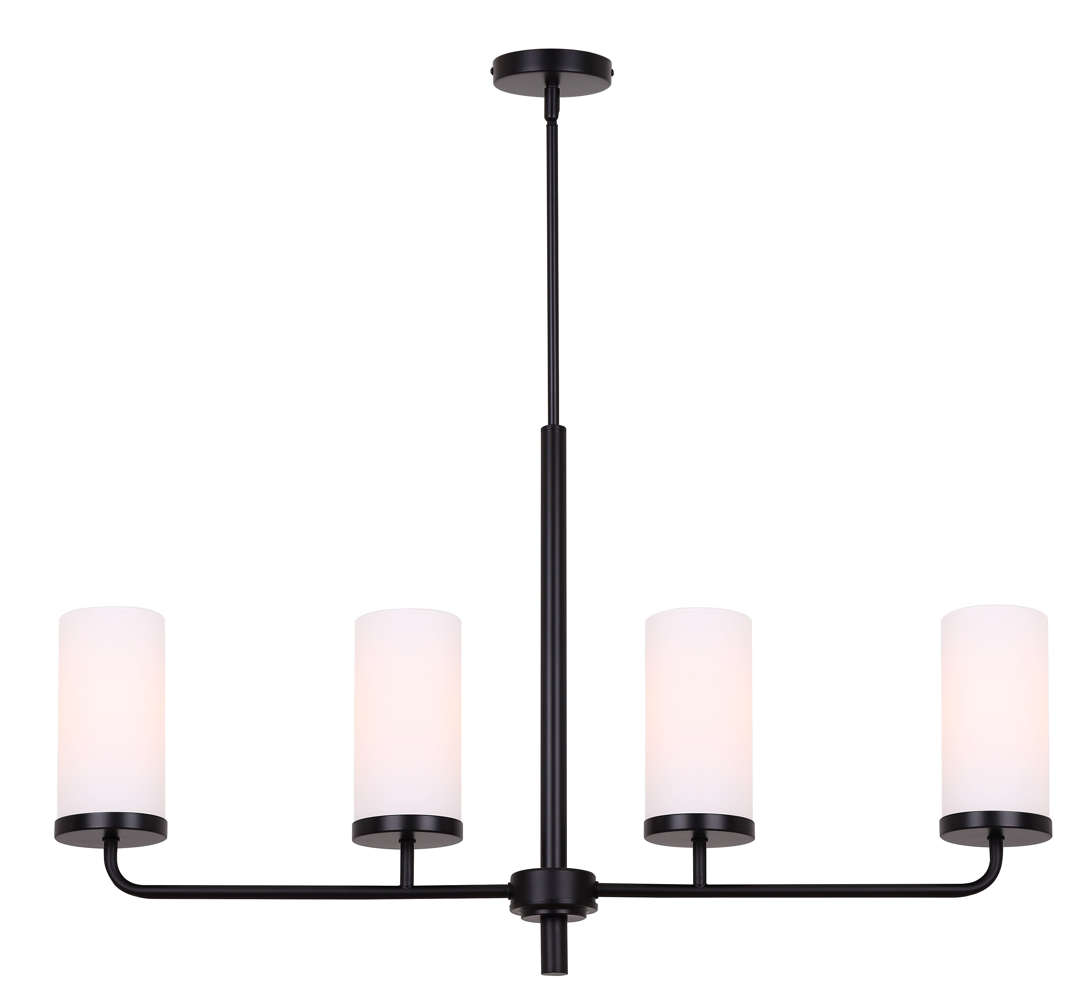MALLOY Chandelier Noir - ICH2029B04BK | CANARM