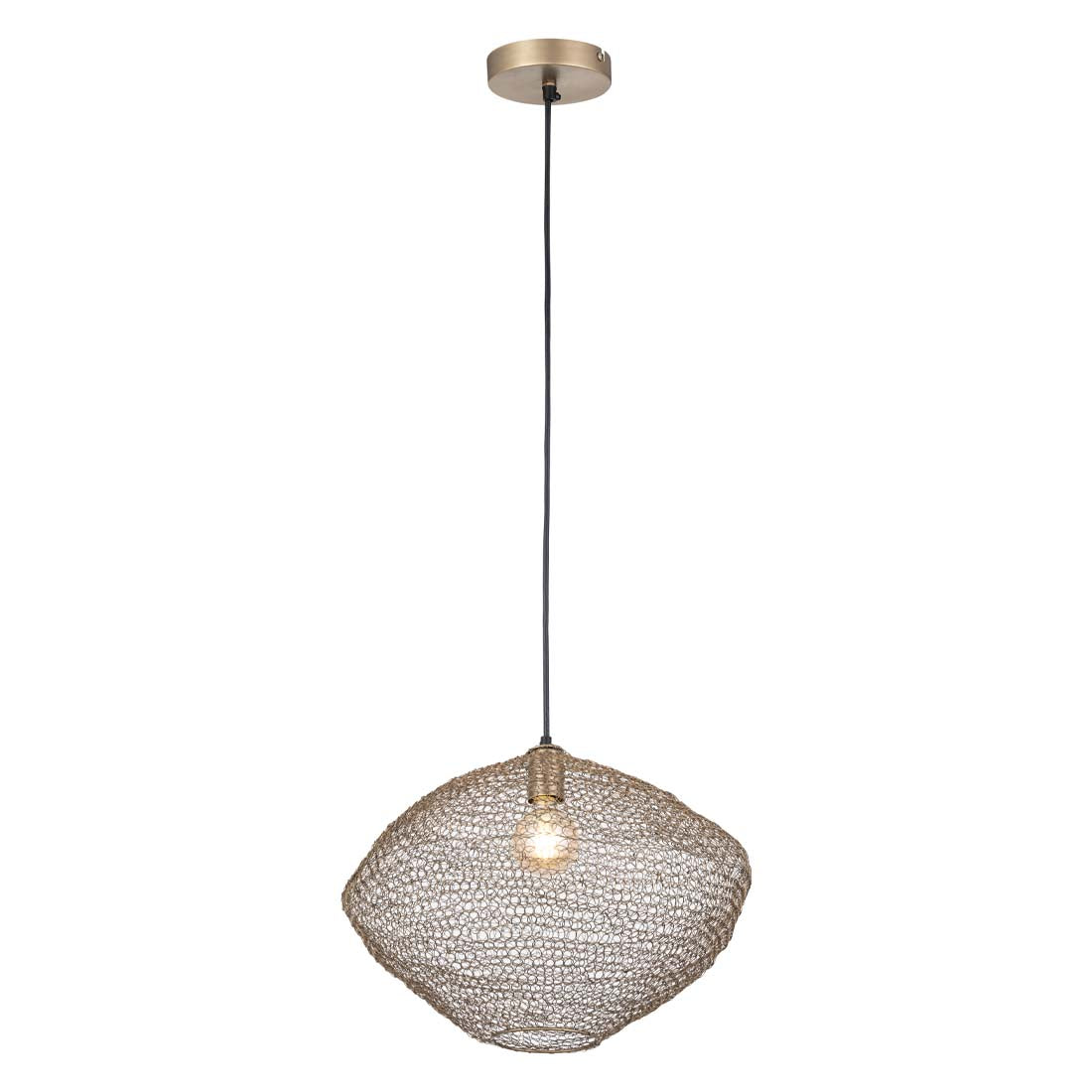 Luminaire suspendu Laiton antique | WARREN