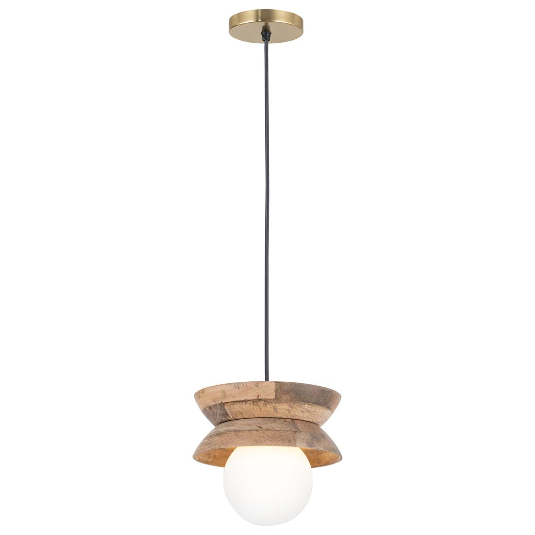 Luminaire suspendu Bois de manguier | KALI