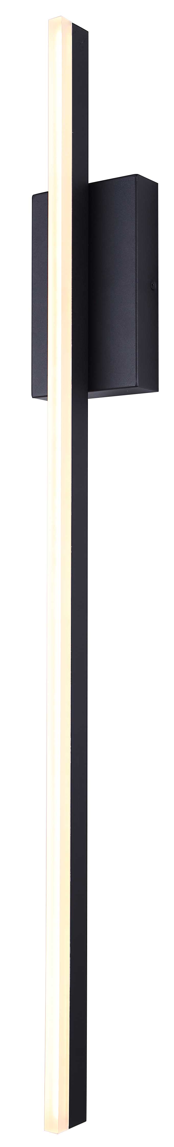 LENNON Murale extérieure Noir DEL INTÉGRÉ - LOL725BK | CANARM