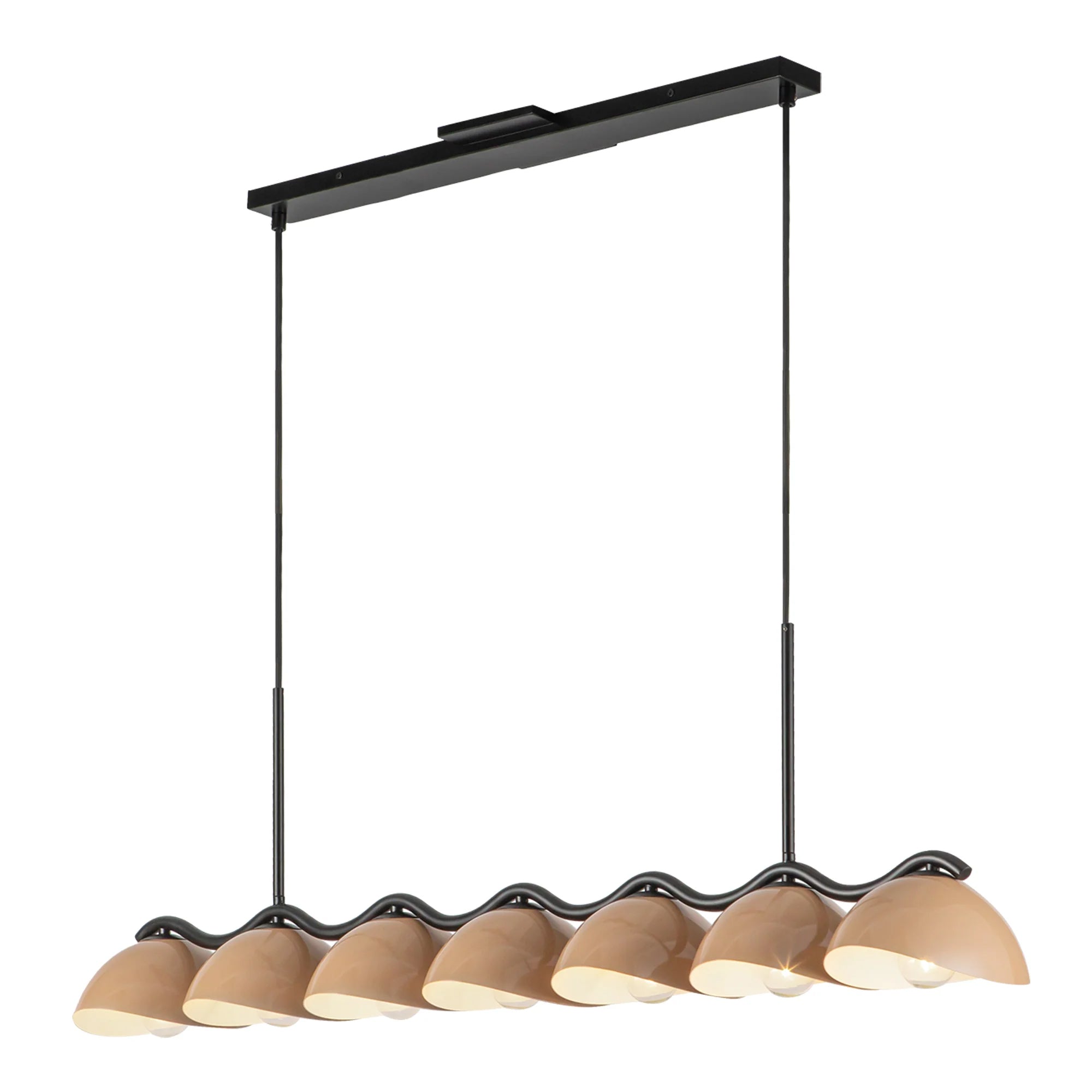 ATLAS Luminaire suspendu Noir - LP57642-BK/PEC | KUZCO
