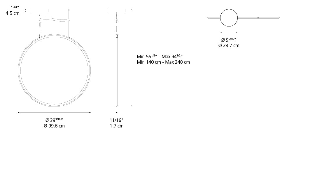 Suspension | Discovery Vertical — Discovery Vert 100 Susp Led 3000 K
