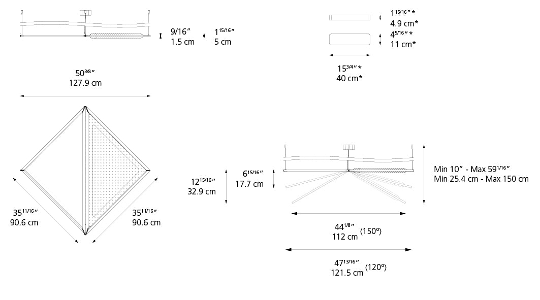 Suspension | Flexia — Susp LIGHT/SOUND He 48W 30K 3000 K