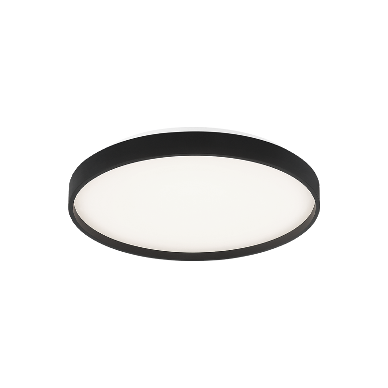 ALEXANDRE Plafonnier Noir DEL INTÉGRÉ - M10802BK | MATTEO
