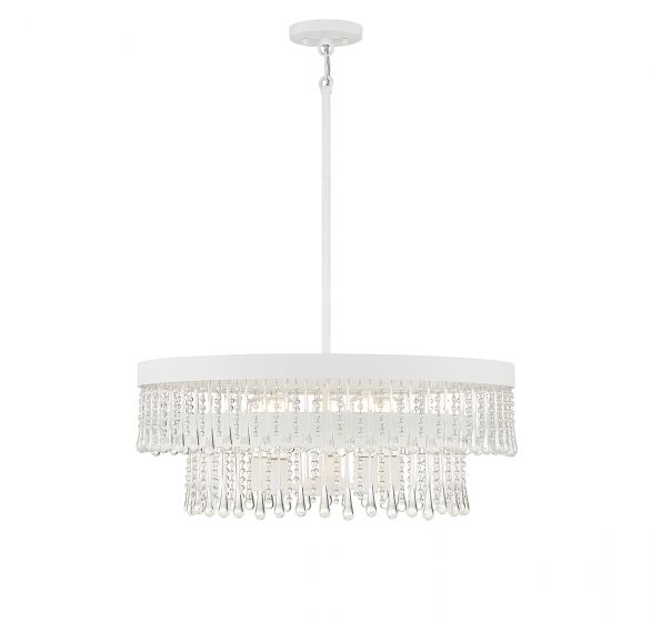 Chandelier Blanc - M7038BQW | SAVOYS