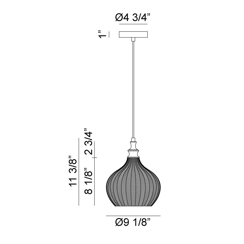 Luminaire suspendu | RENITY - Laiton