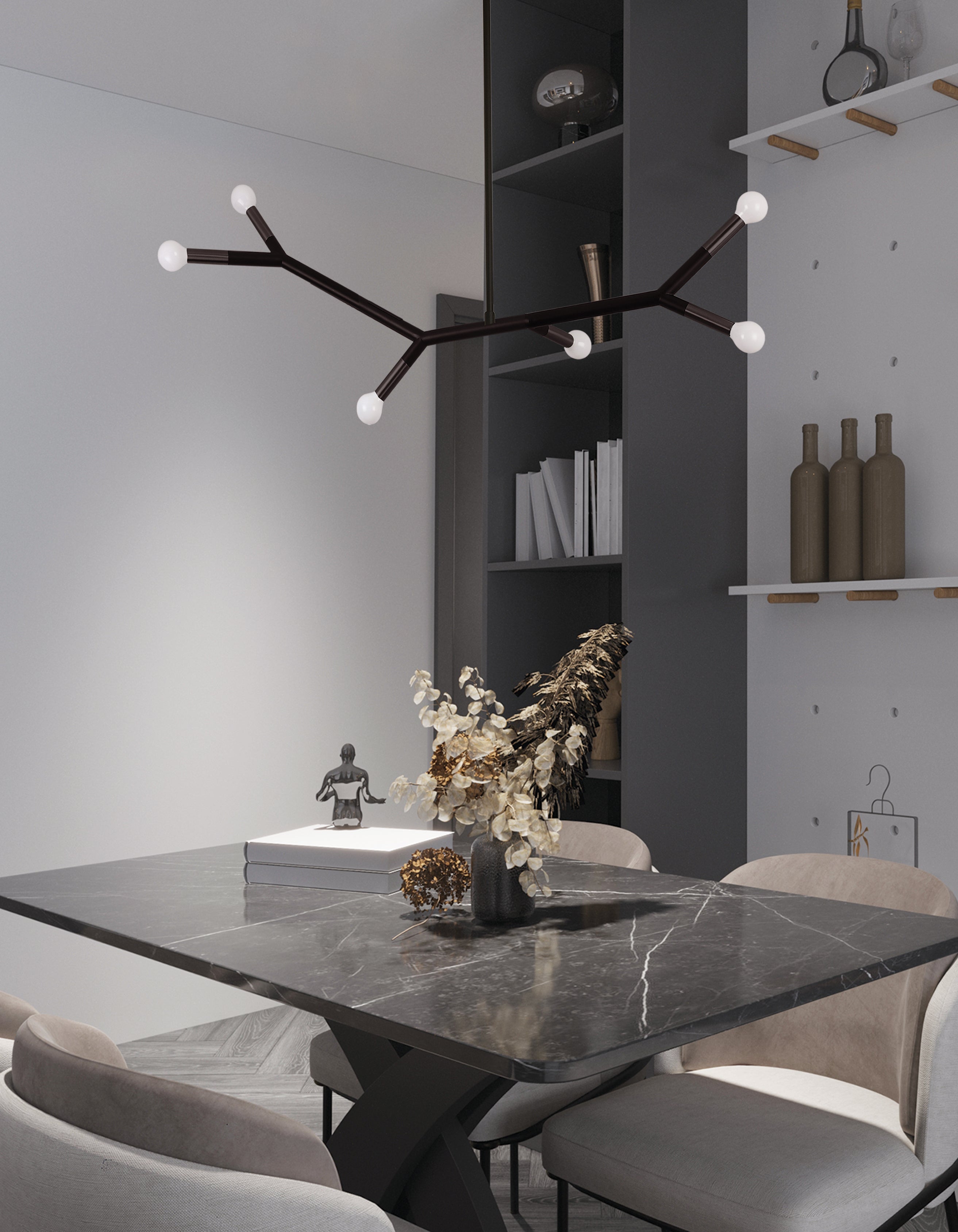 Luminaire suspendu Noir mat | MORGAN