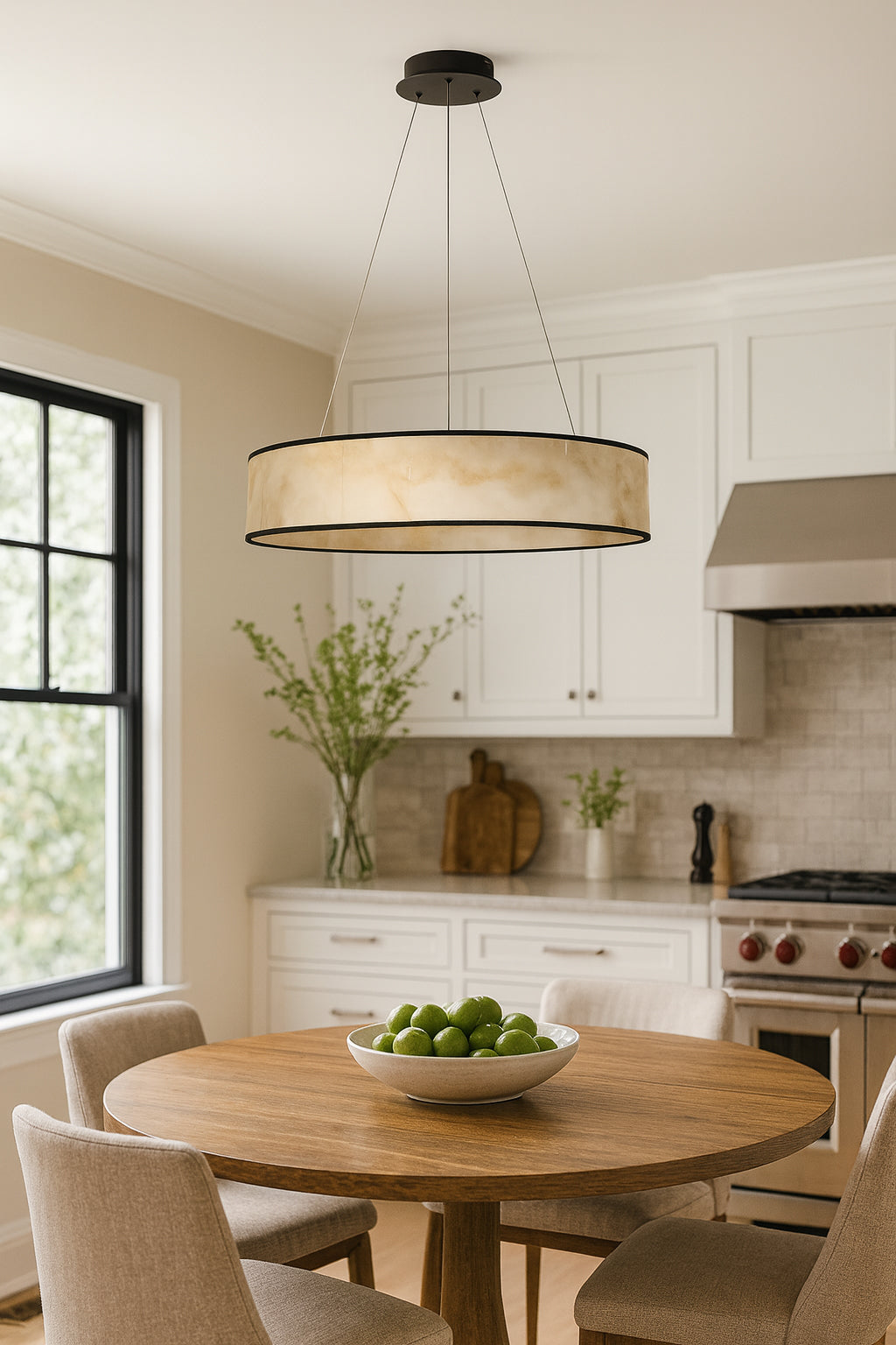 Luminaire suspendu Albâtre synthétique | NENA