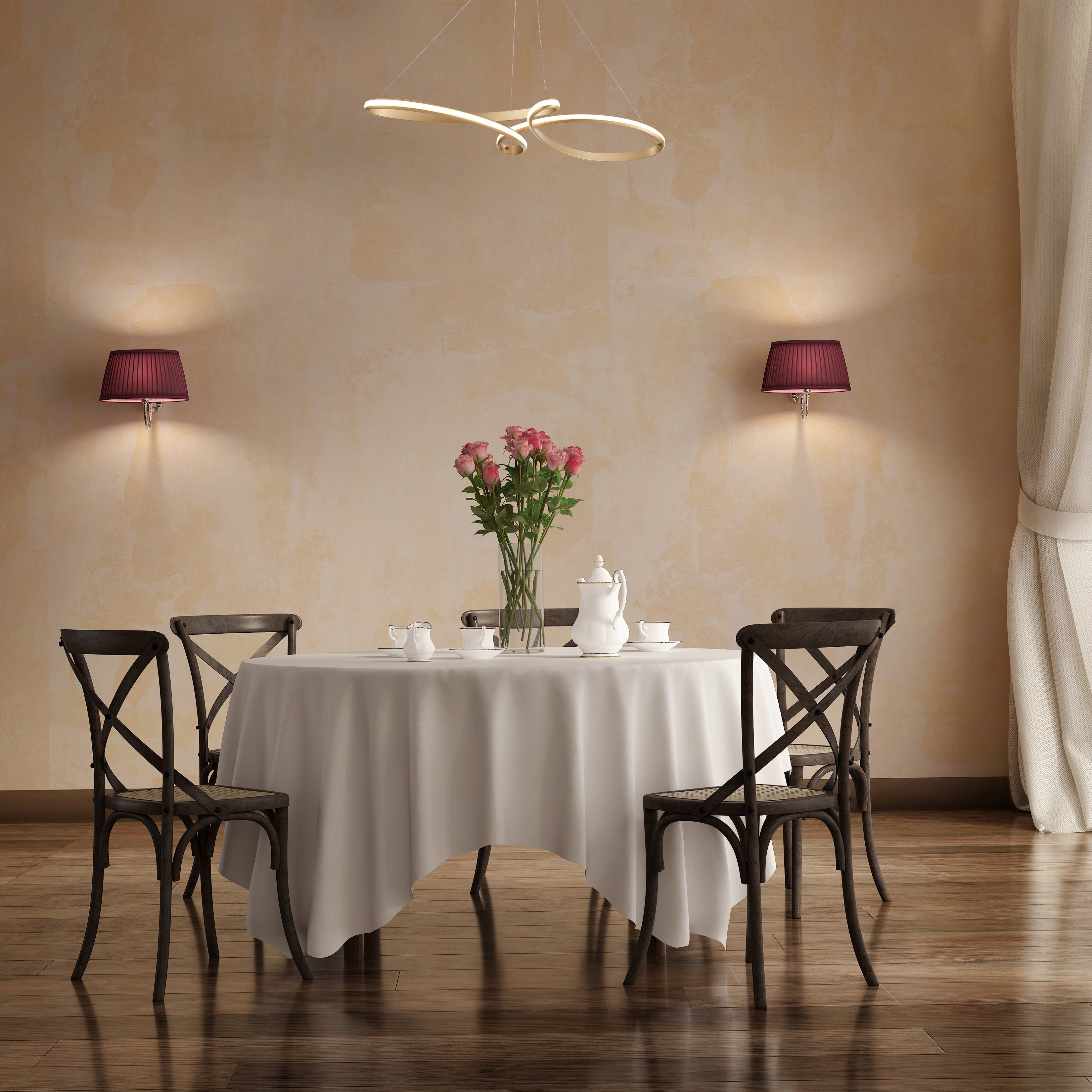 Luminaire suspendu Laiton vieilli | NOLA
