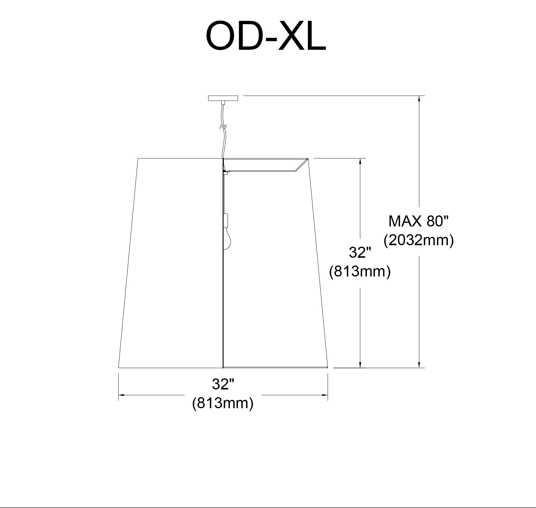 Luminaire suspendu | OVERSIZED DRUM