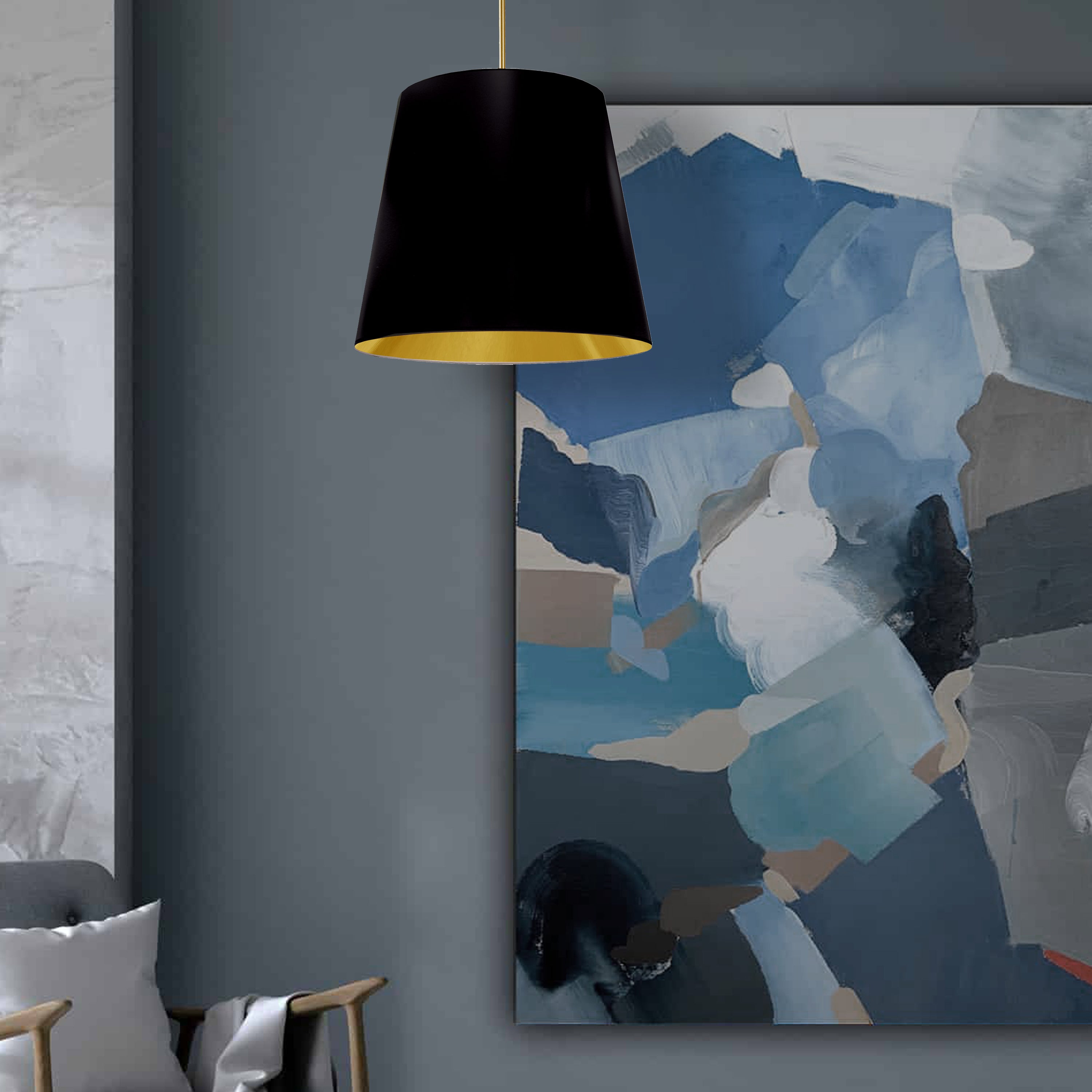 Luminaire suspendu Blanc | OVERSIZED DRUM