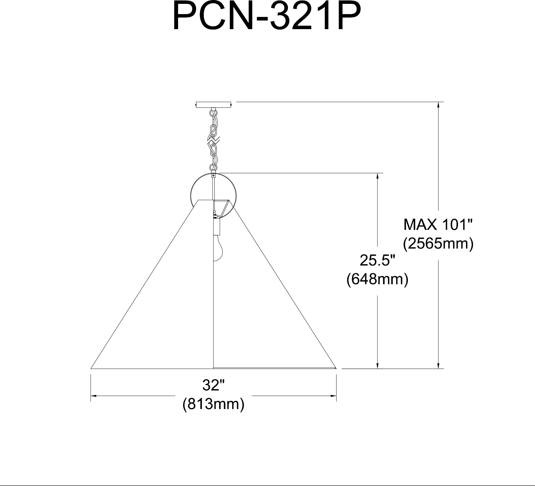 Luminaire suspendu Blanc | PRINCETON