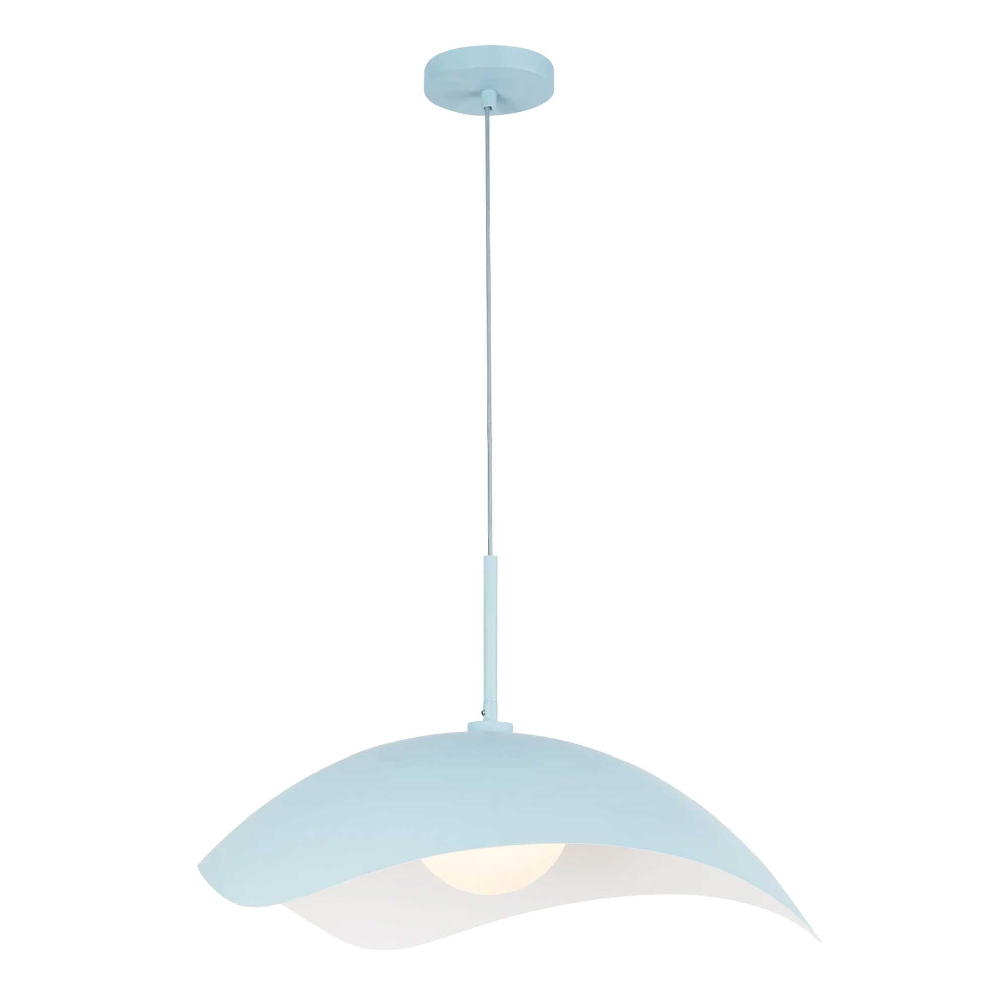 KIRBY Luminaire suspendu Bleu - PD55922-CER | KUZCO