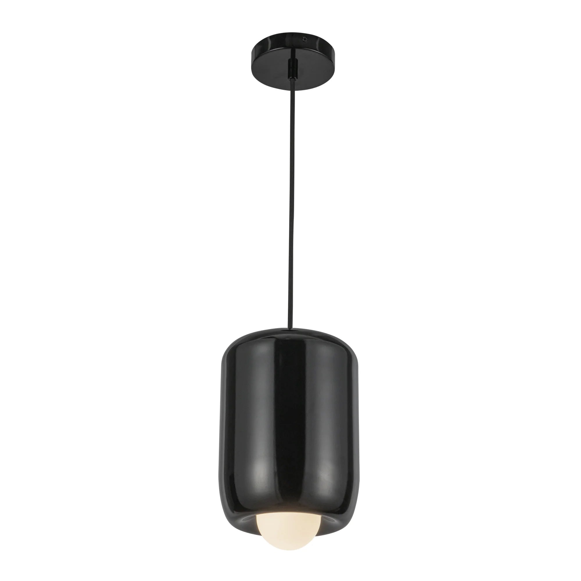 Luminaire suspendu Noir brillant | HAYDEN