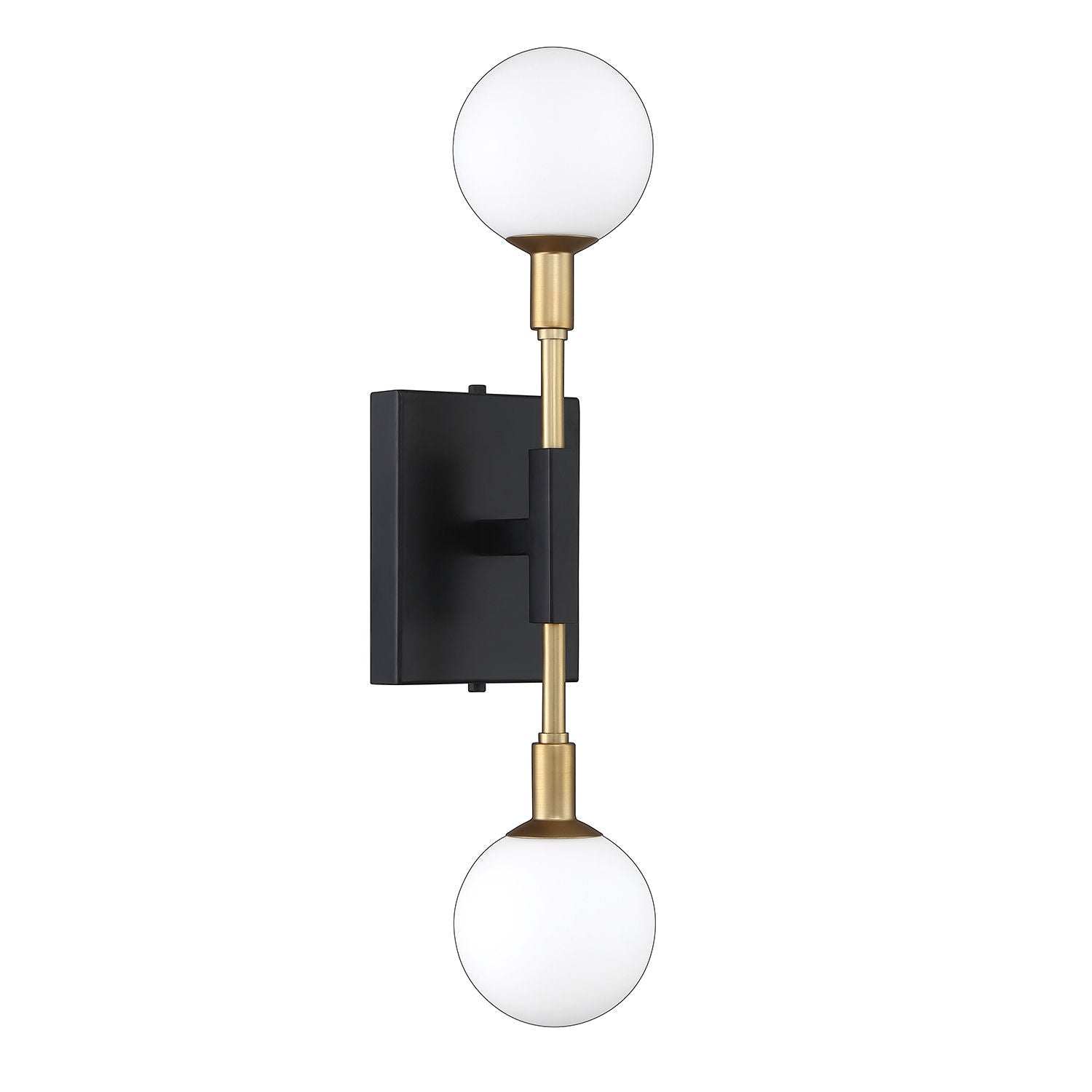 Luminaire mural Noir et laiton | AMBIENCE