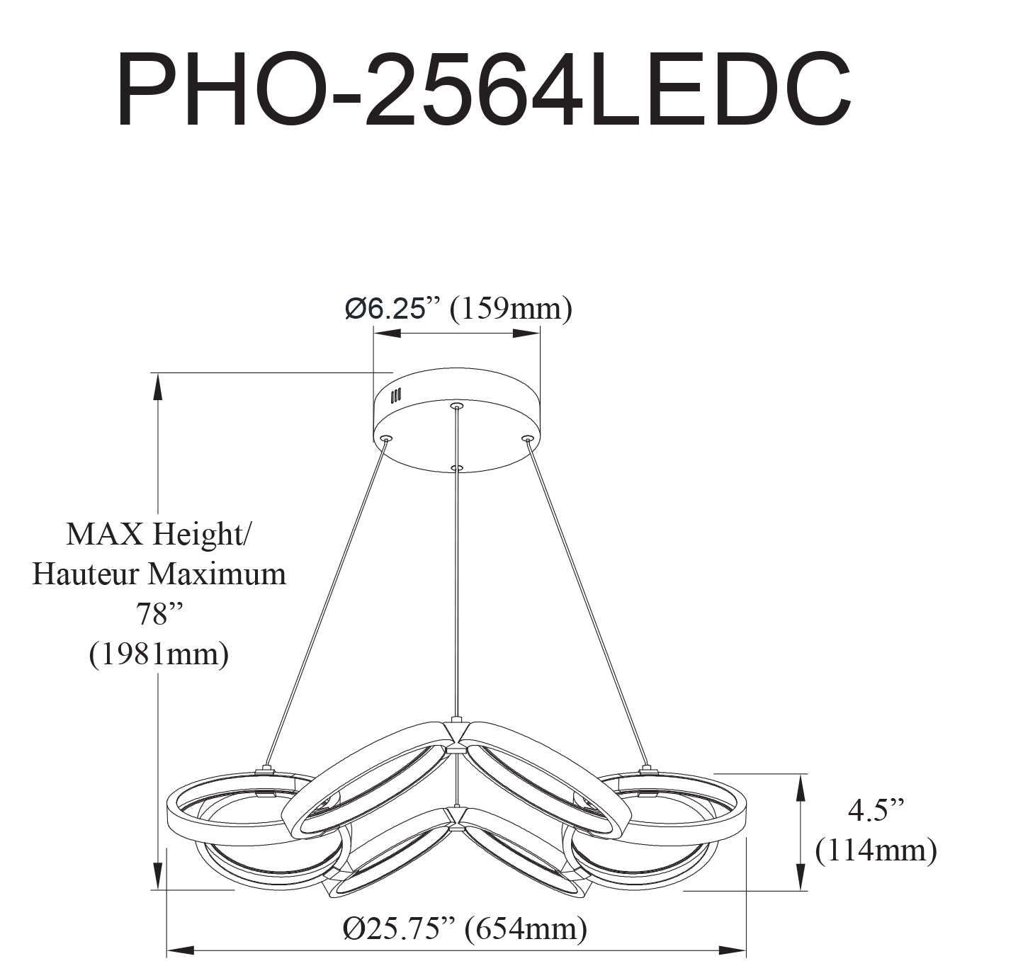 Luminaire suspendu Laiton vieilli | PHILO