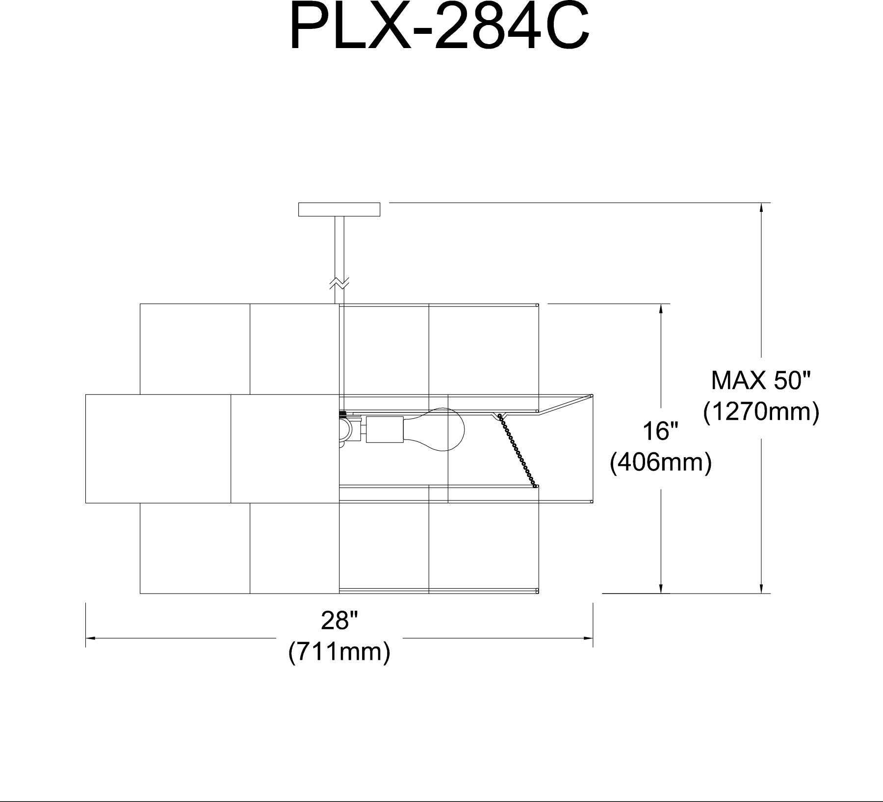 Luminaire suspendu Noir | PHLOX