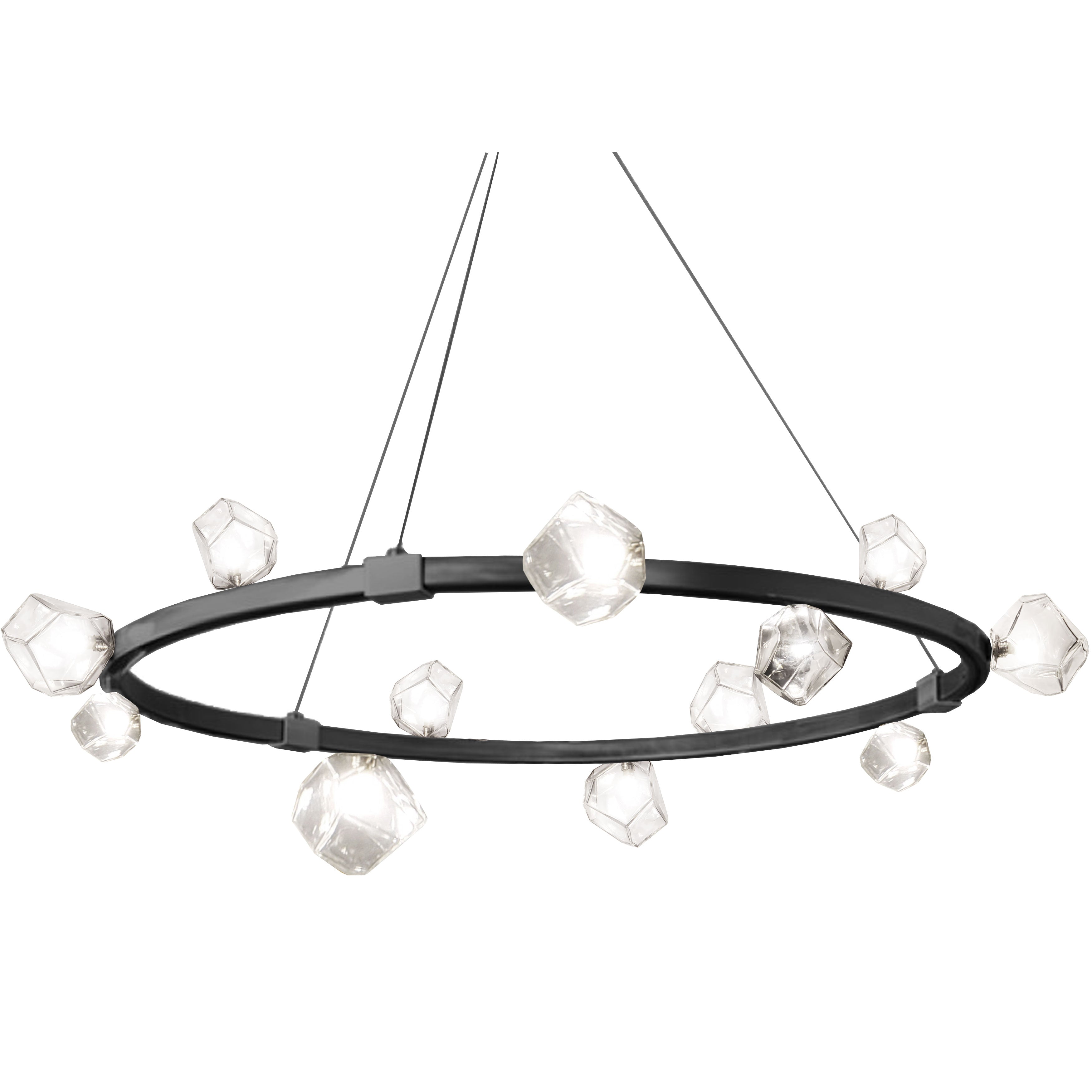Luminaire suspendu Noir mat | PEARLENE