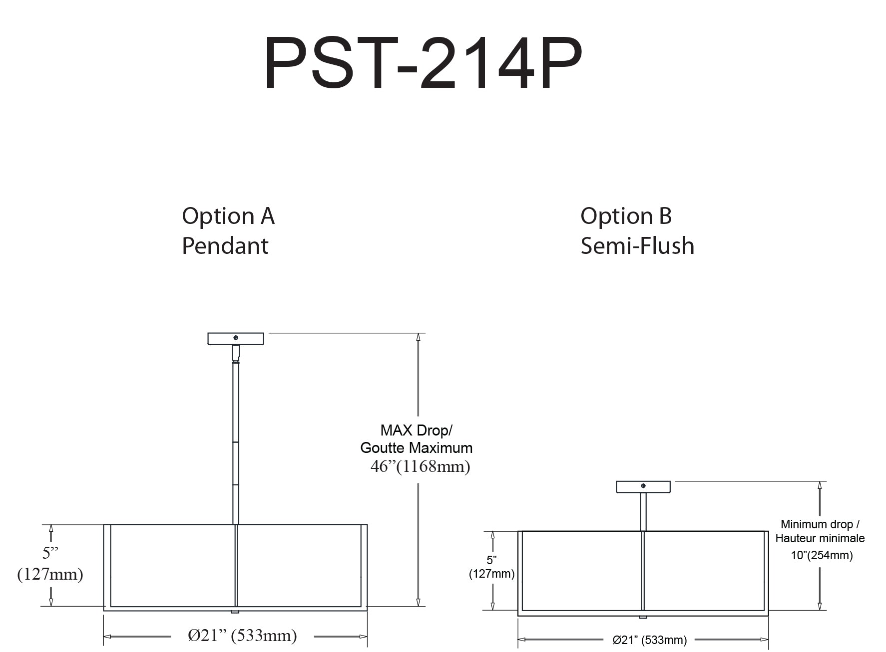 Luminaire suspendu Noir | PRESTON
