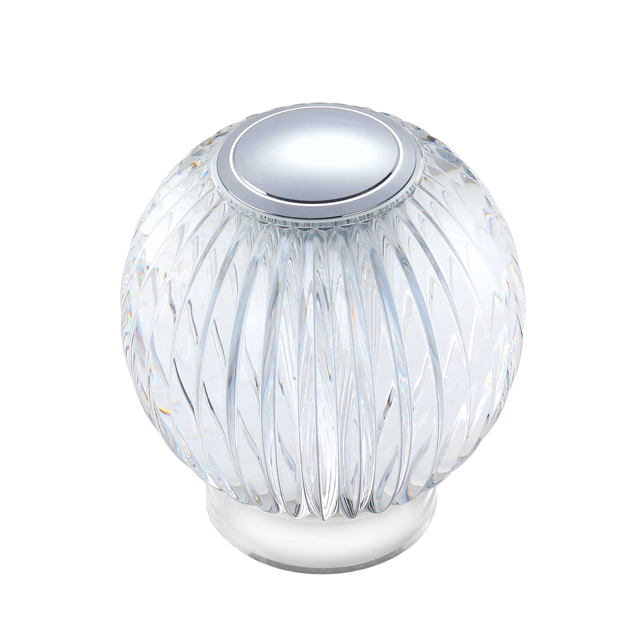VORA Lampe sur table Chrome DEL INTÉGRÉ - PTL8708-CH | KENDAL
