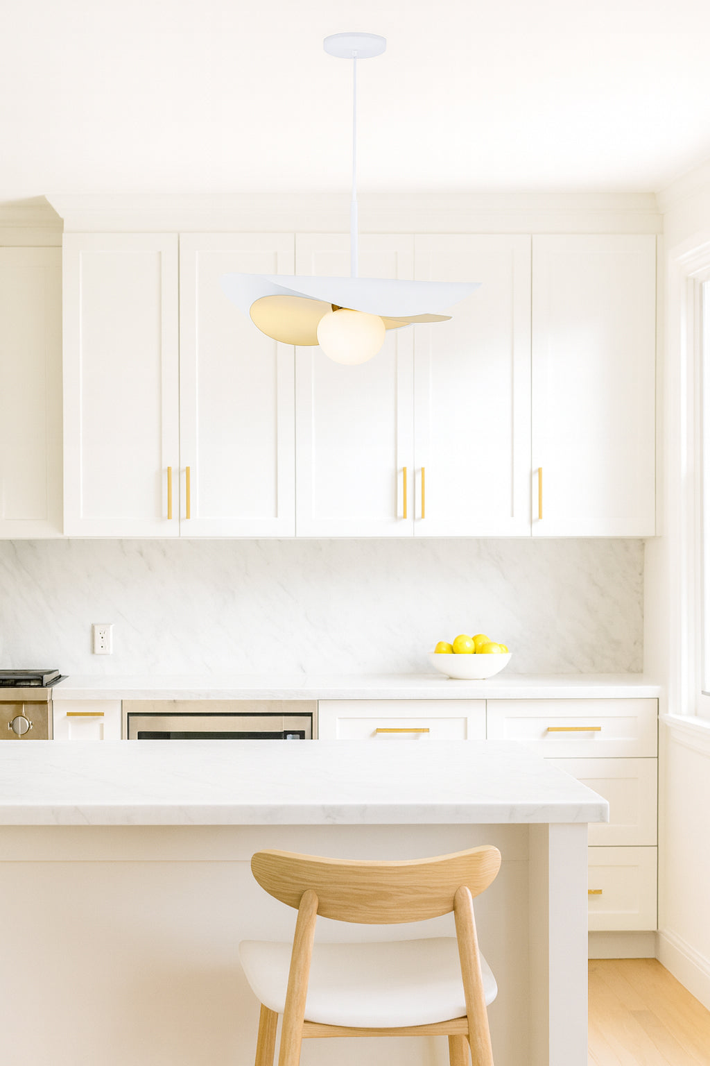 Luminaire suspendu Blanc mat | PAVEN