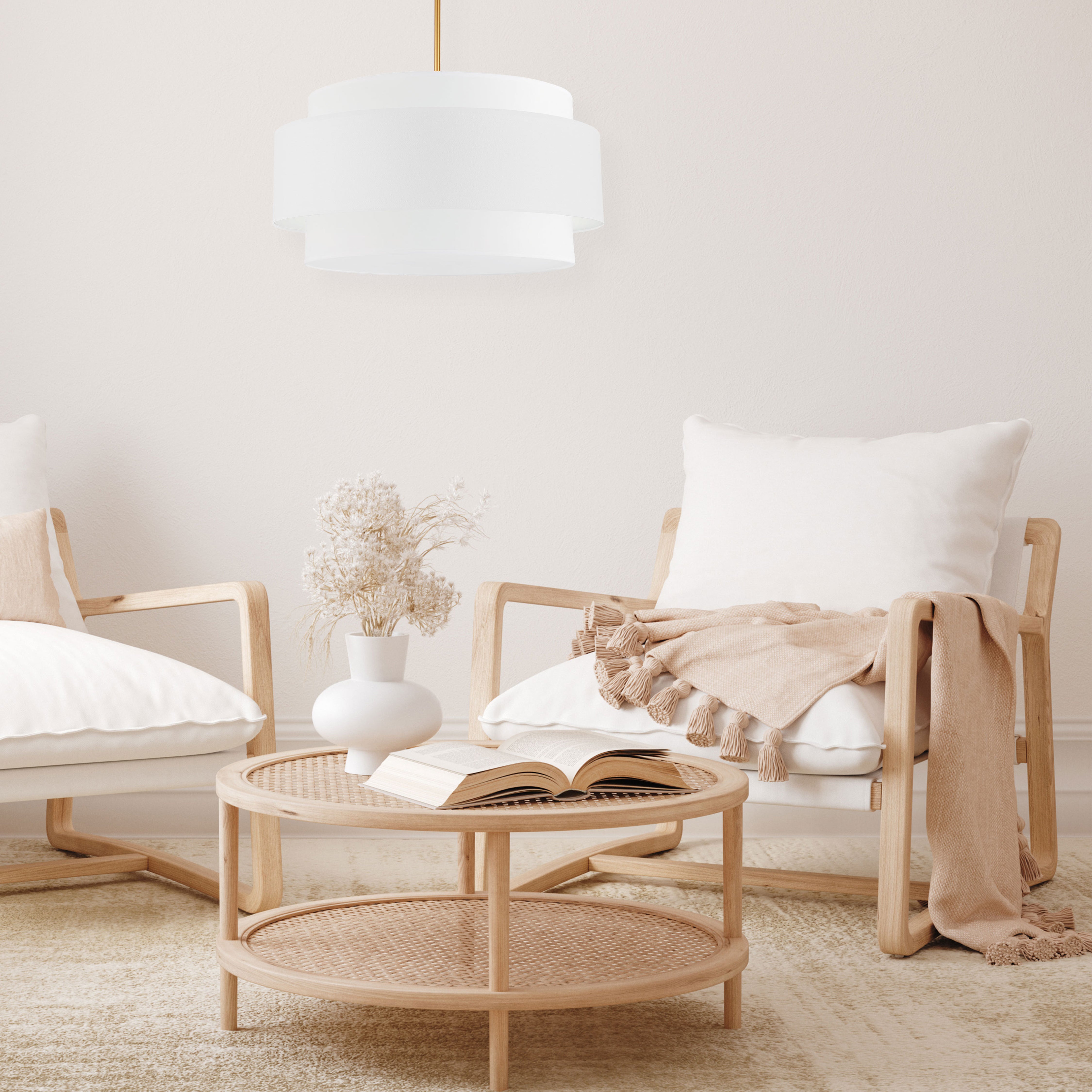 Luminaire suspendu Blanc | PRIYA