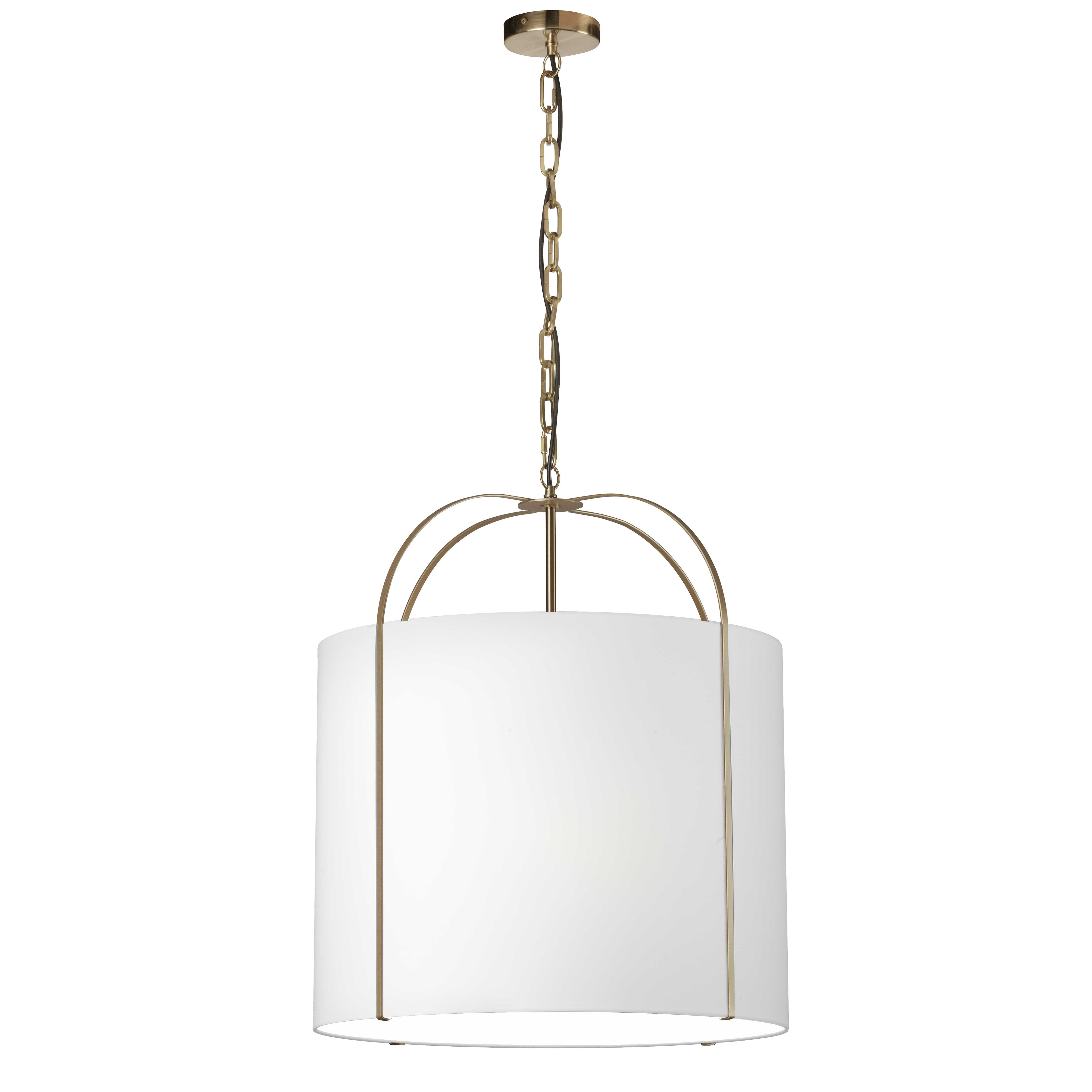 QUINCY Suspension Blanc - QCY-221P-GLD-WH | DAINOLITE